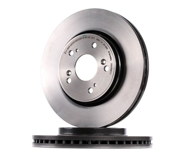 Brake Disc Brake Disc Thickness: 28mm, Num. of holes: 5, Ø: 293mm with OEM Number 45251-SWW-G01