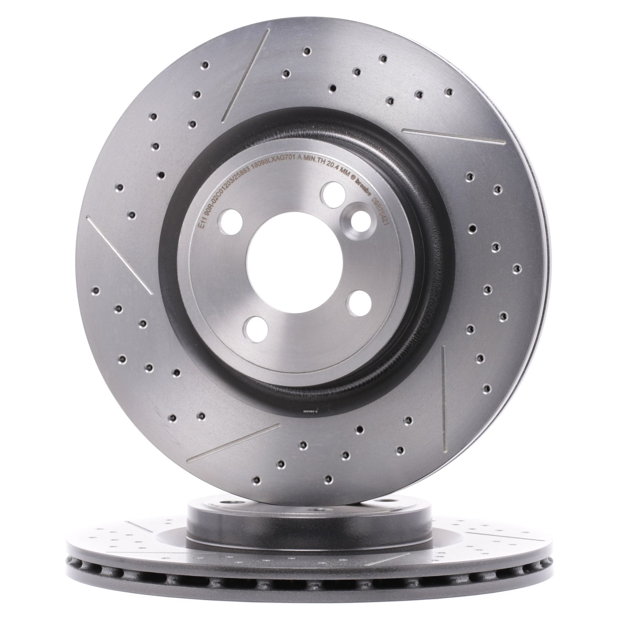 BREMBO Disques De Frein 09.B754.21 Frein à Disque,Disque de frein MINI,MINI R56,MINI CLUBMAN R55,MIN