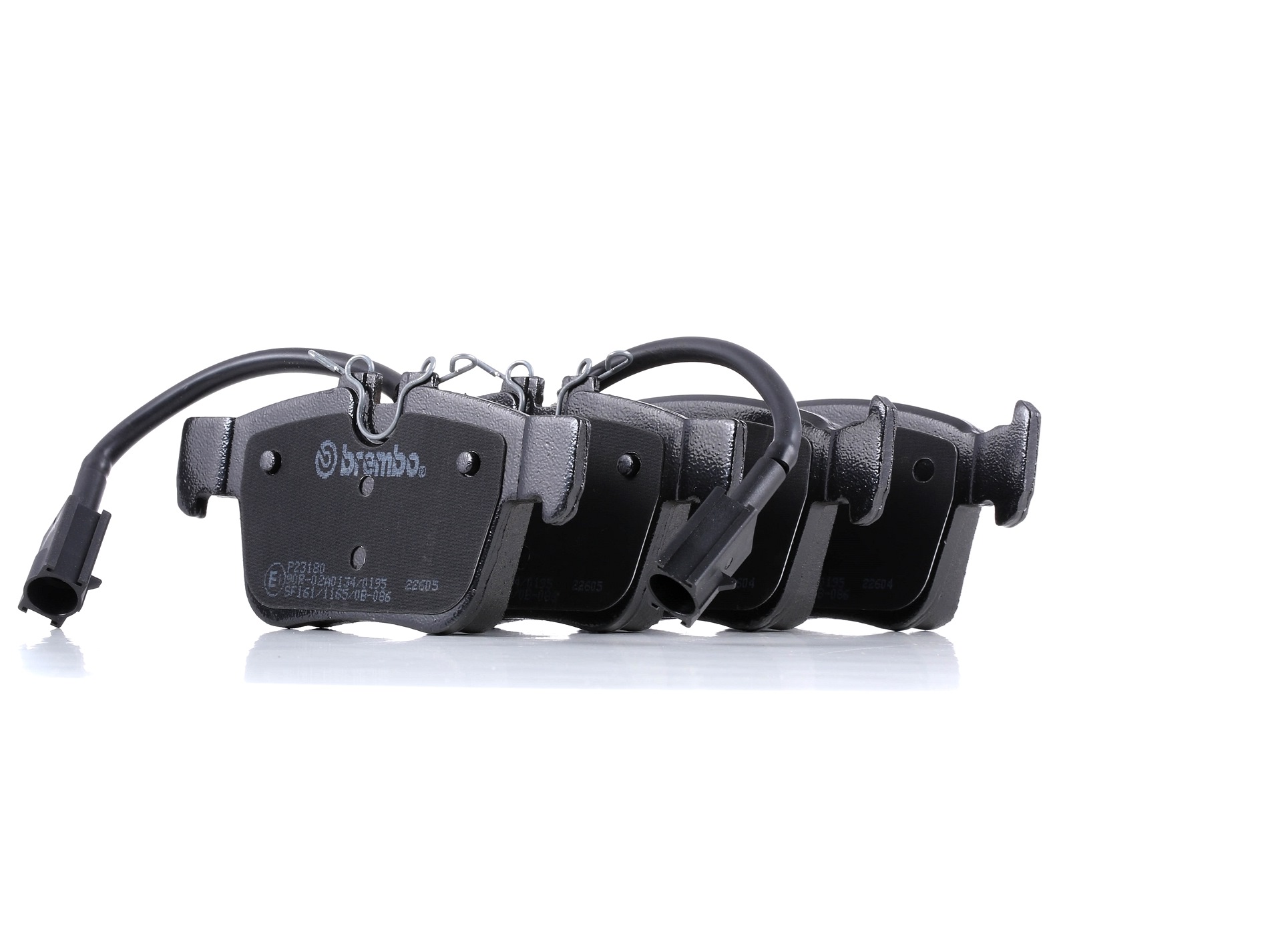 BREMBO Plaquettes De Frein P 23 180 Jeu De Plaquettes De Frein,Jeu de plaquettes de frein, frein à d