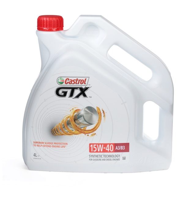 CASTROL Aceite de motor 15809F Aceite de motor SMART 15W-40, Capacidad: 4L, Aceite mineral