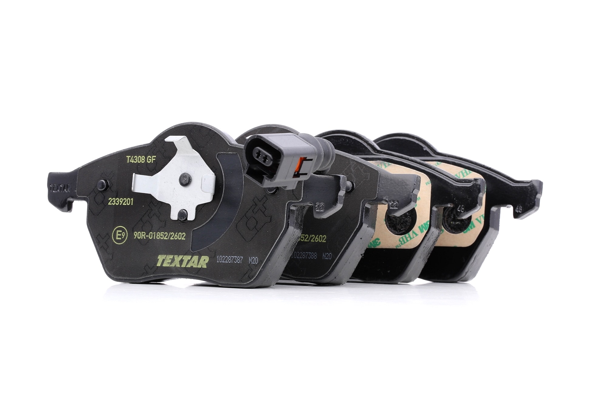 TEXTAR Plaquettes De Frein Q+ 2339201 Jeu De Plaquettes De Frein,Jeu de plaquettes de frein, frein à