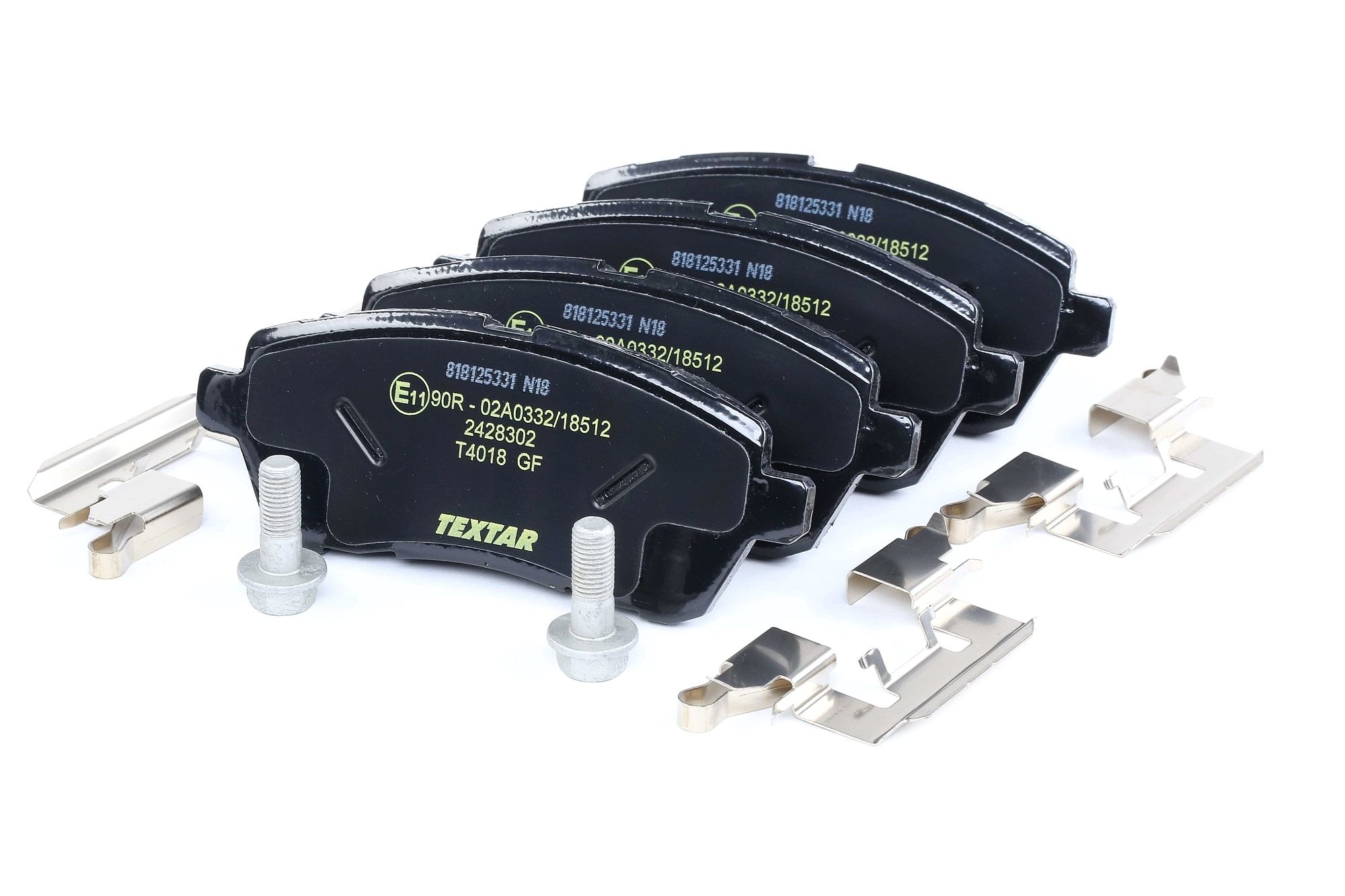 TEXTAR Plaquettes De Frein 2428302 Jeu De Plaquettes De Frein,Jeu de plaquettes de frein, frein à di