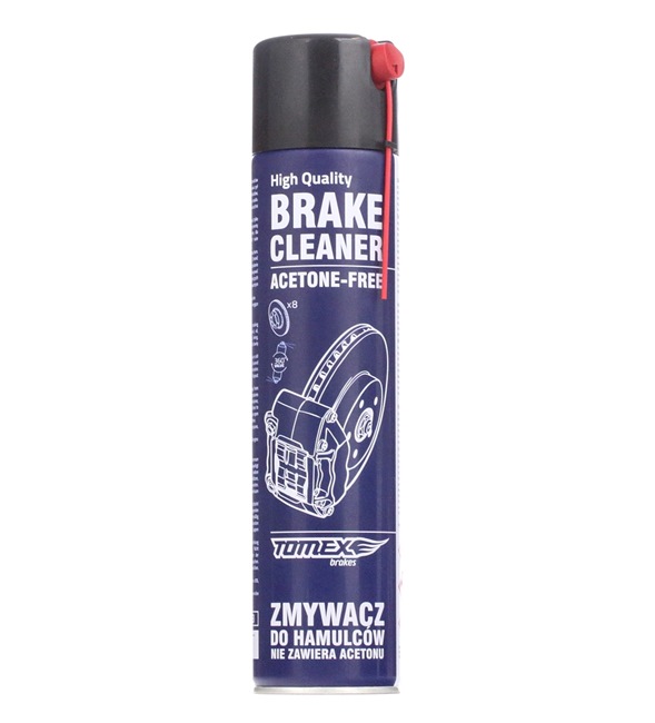 Bremsen- und Kupplungsreiniger TOMEX brakes BC-01 für Auto (Inhalt: 600ml, Sprühdose, 650g)