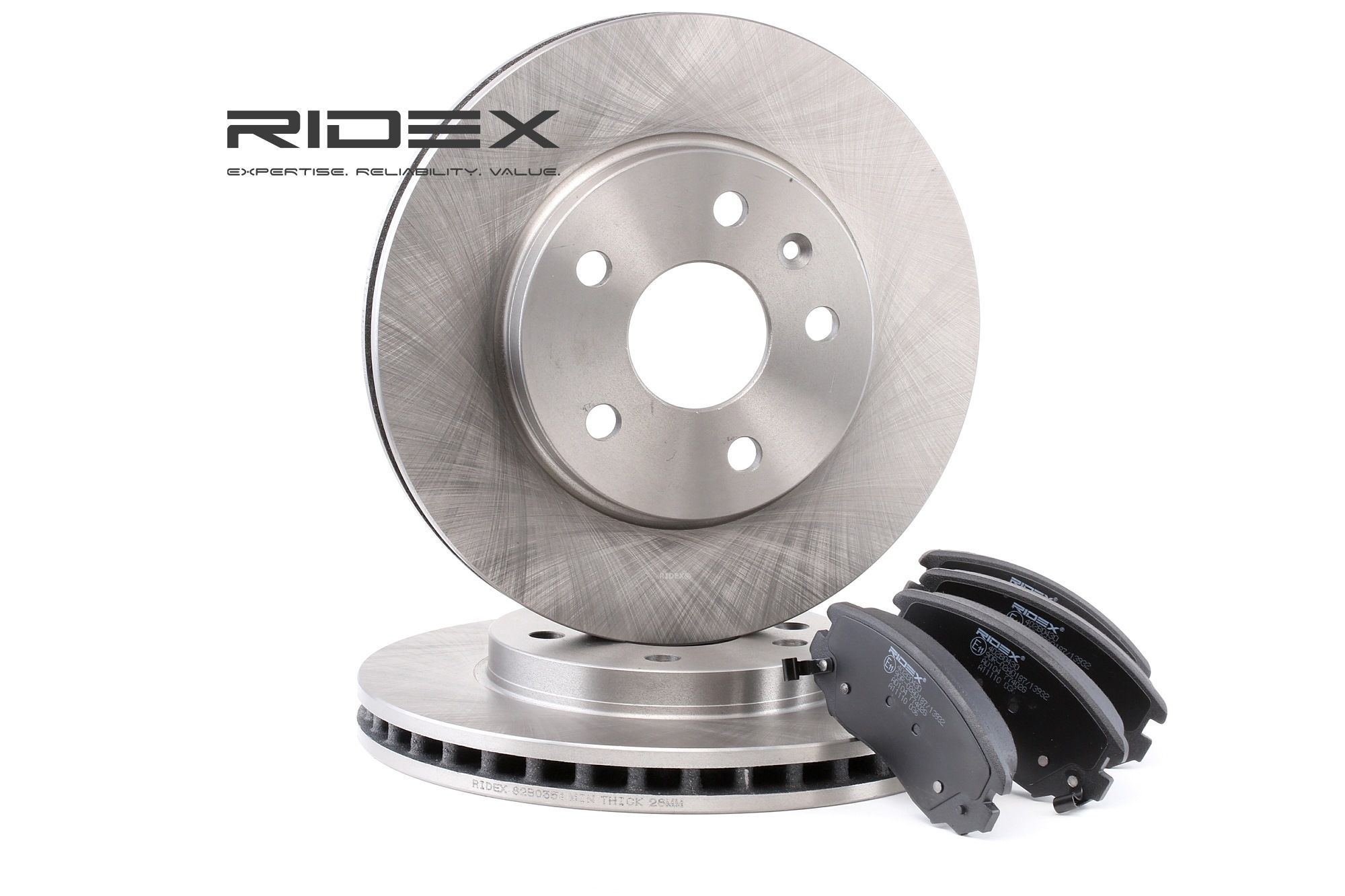 RIDEX Kit de freins, frein à disques 3405B0231 SAAB,OPEL,CHEVROLET,9-5 YS3G,INSIGNIA,INSIGNIA Ranche