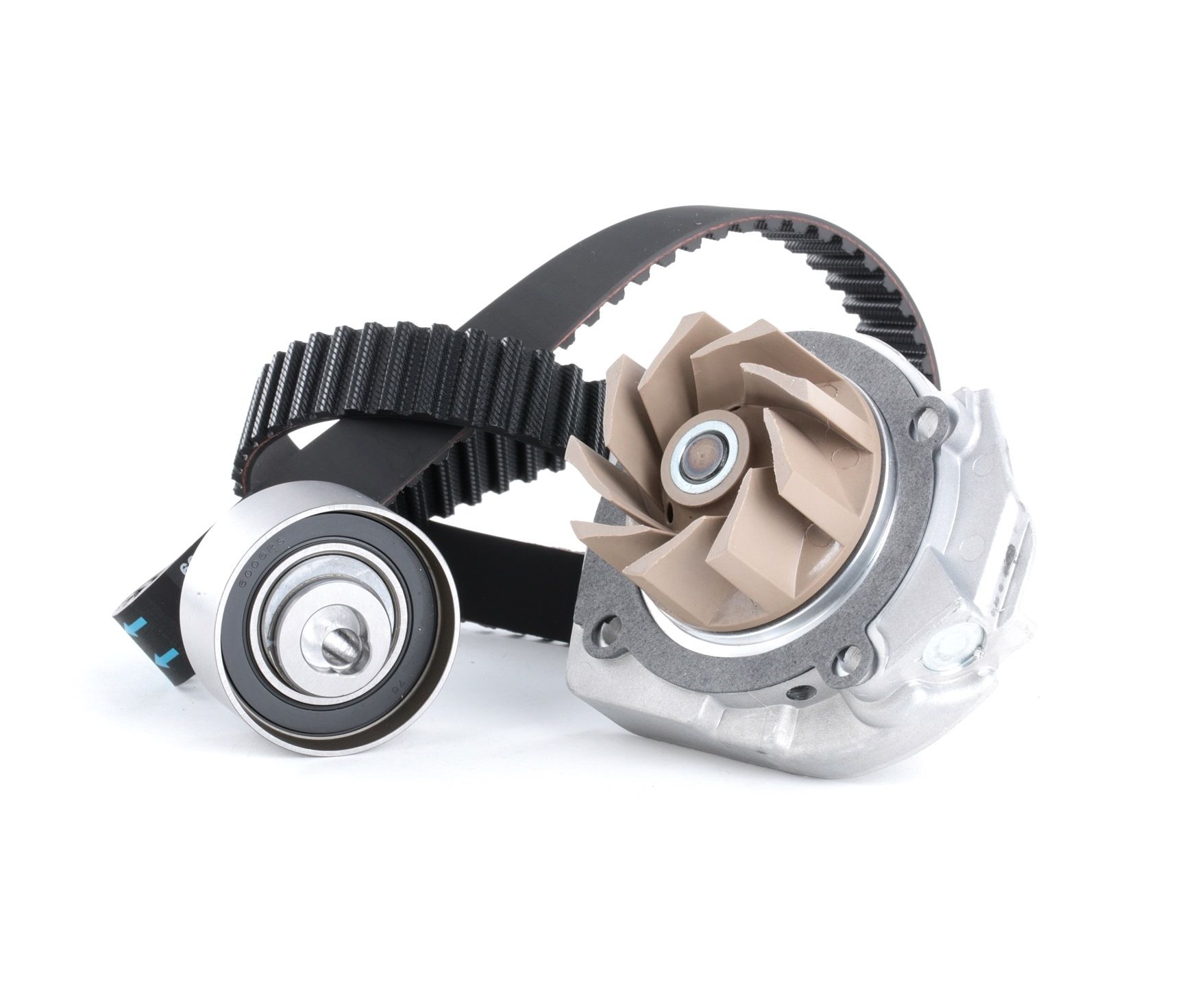 RIDEX Pompe à Eau + Kit De Distribution 3096W0017 Pompe à eau + kit de courroie de distribution FIAT