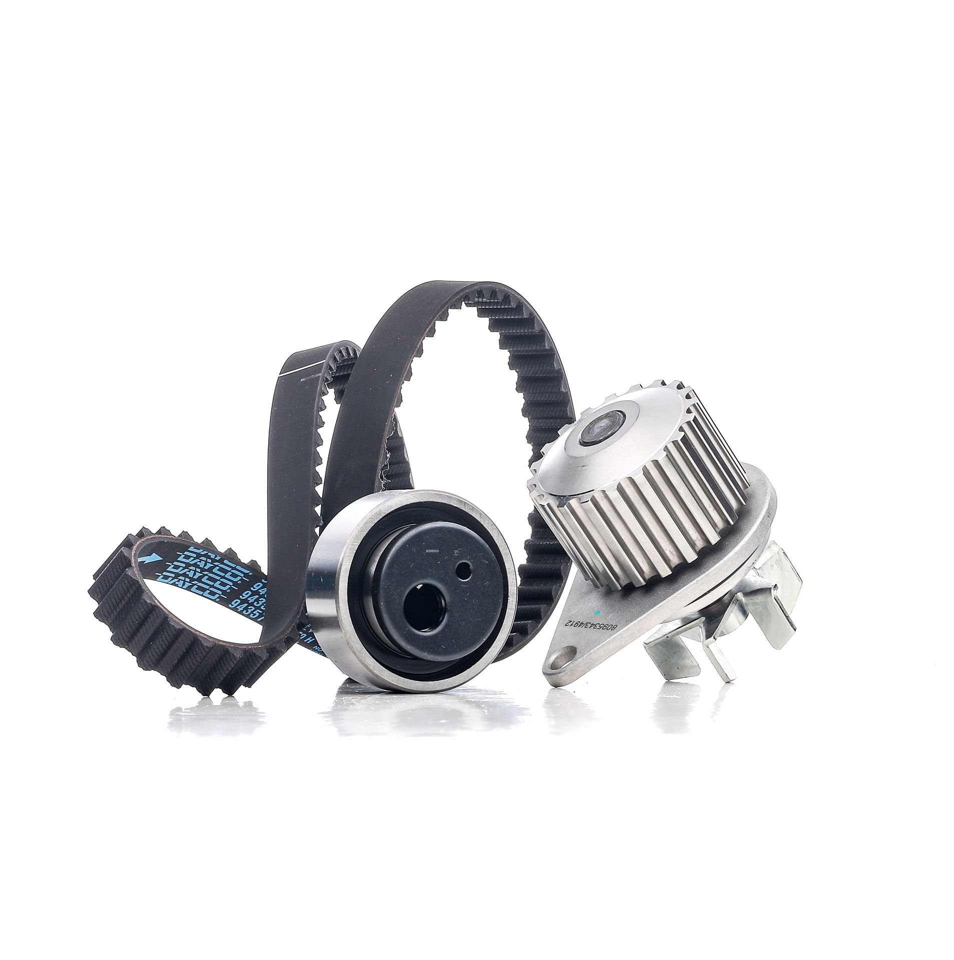 RIDEX Pompe à Eau + Kit De Distribution 3096W0018 Pompe à eau + kit de courroie de distribution PEUG