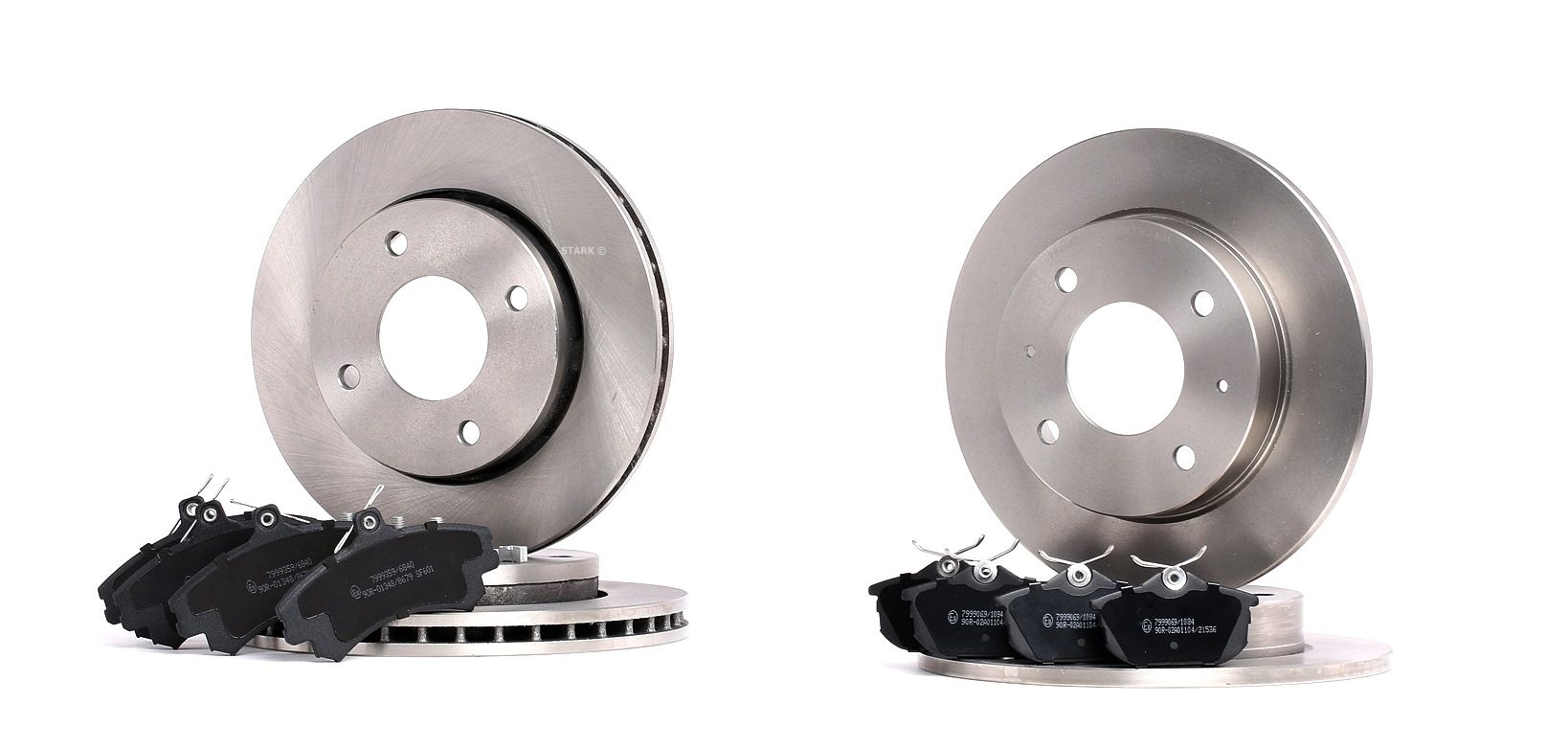 RIDEX Kit de freins, frein à disques 3405B0230 SMART,MITSUBISHI,FORFOUR 454,COLT VI Z3_A, Z2_A,COLT 