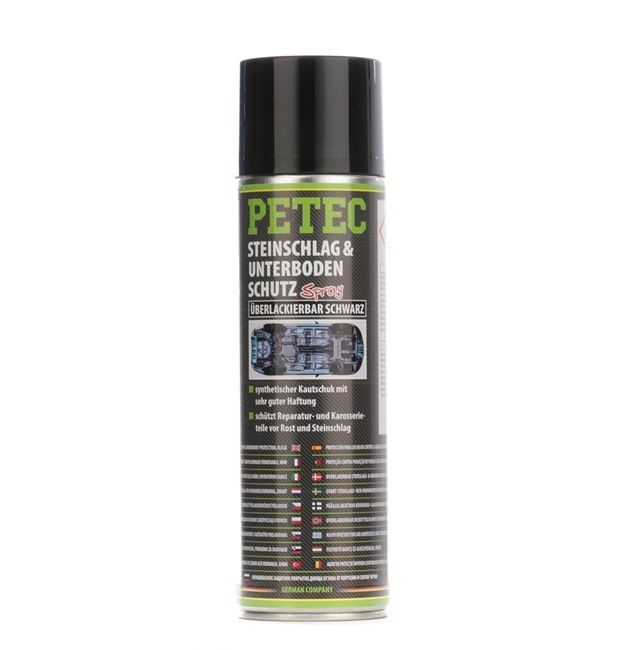 Steinschlagschutz PETEC 73250 für Auto (Sprühdose, Inhalt: 500ml, schwarz)