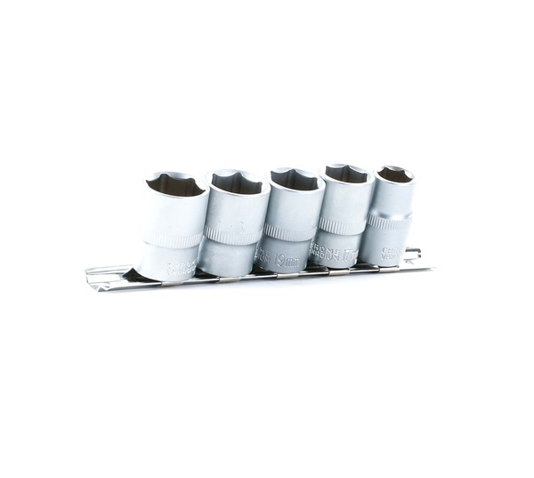 Socket Set Square Drive Tang Size: 12.5 (1/2")mm (inch), Spanner size: 13, 17, 19, 20, 21 mm