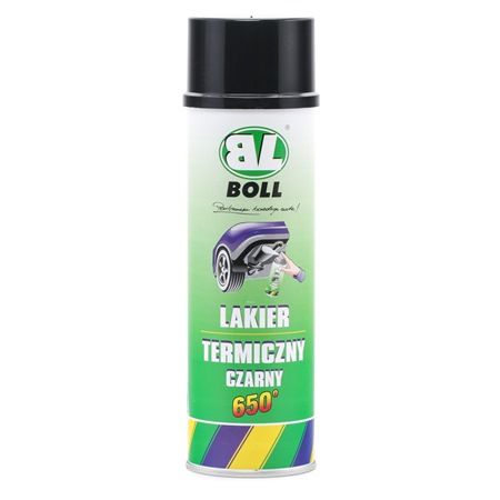 Motor-Farbe (stark erhitzt) BOLL 001019 für Auto (Sprühdose, schwarz, Inhalt: 500ml)