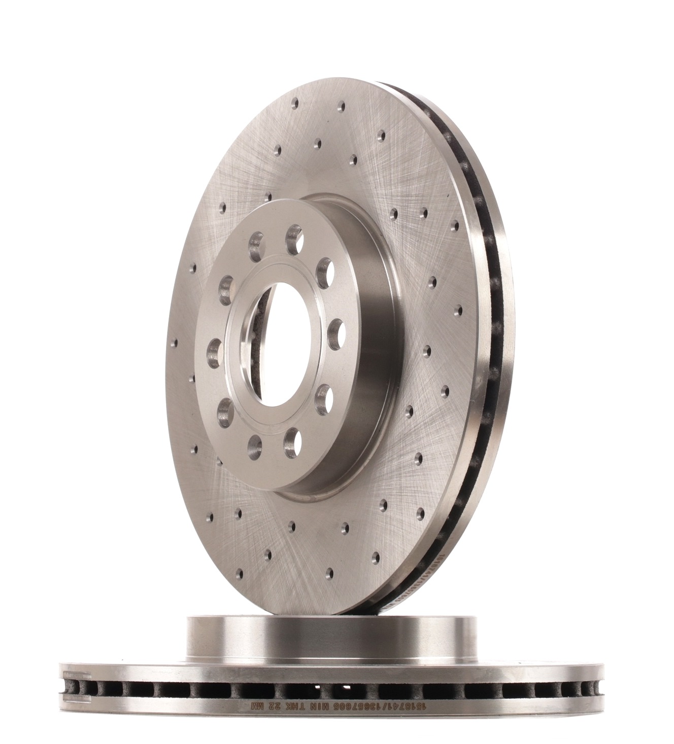 RIDEX Disques De Frein 82B1535 Frein à Disque,Disque de frein AUDI,VW,SKODA,A3 8P1,A3 Sportback 8PA,