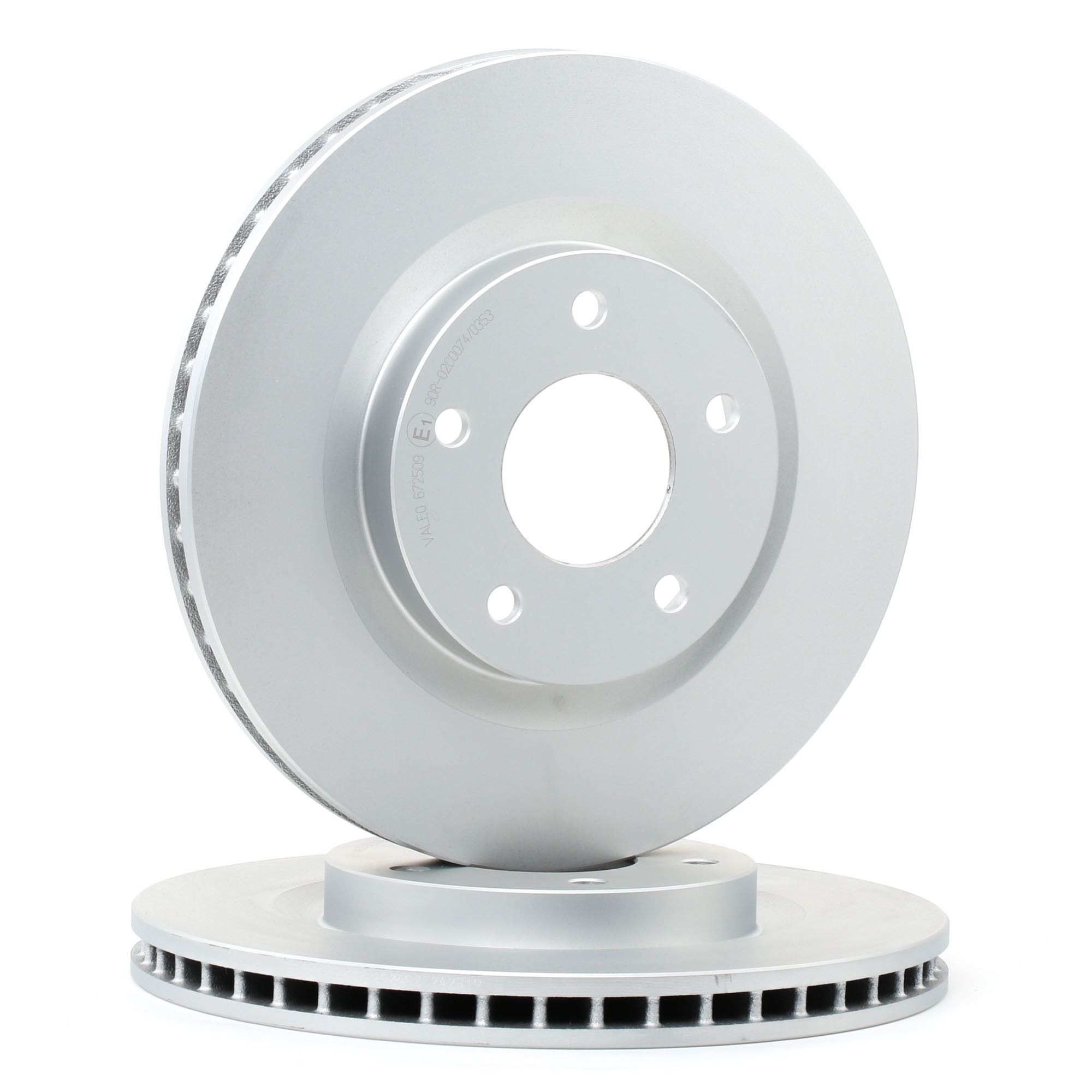 VALEO Disques De Frein COATED 672509 Frein à Disque,Disque de frein NISSAN,QASHQAI / QASHQAI +2 J10,