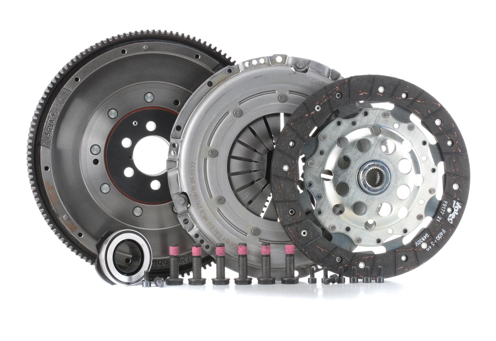 VALEO Kit d'Embrayage FULLPACK DVA 837075 VW,AUDI,SKODA,GOLF VI 5K1,PASSAT 3C2,TRANSPORTER V Furgón 