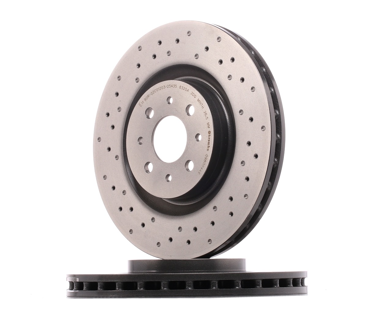 BREMBO Disques De Frein XTRA LINE 09.8004.4X Frein à Disque,Disque de frein ALFA ROMEO,MITO 955