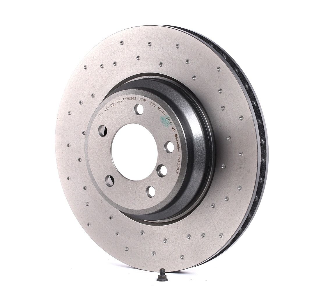 BREMBO Disques De Frein XTRA LINE 09.A599.1X Frein à Disque,Disque de frein BMW,3 E90,3 Touring E91,