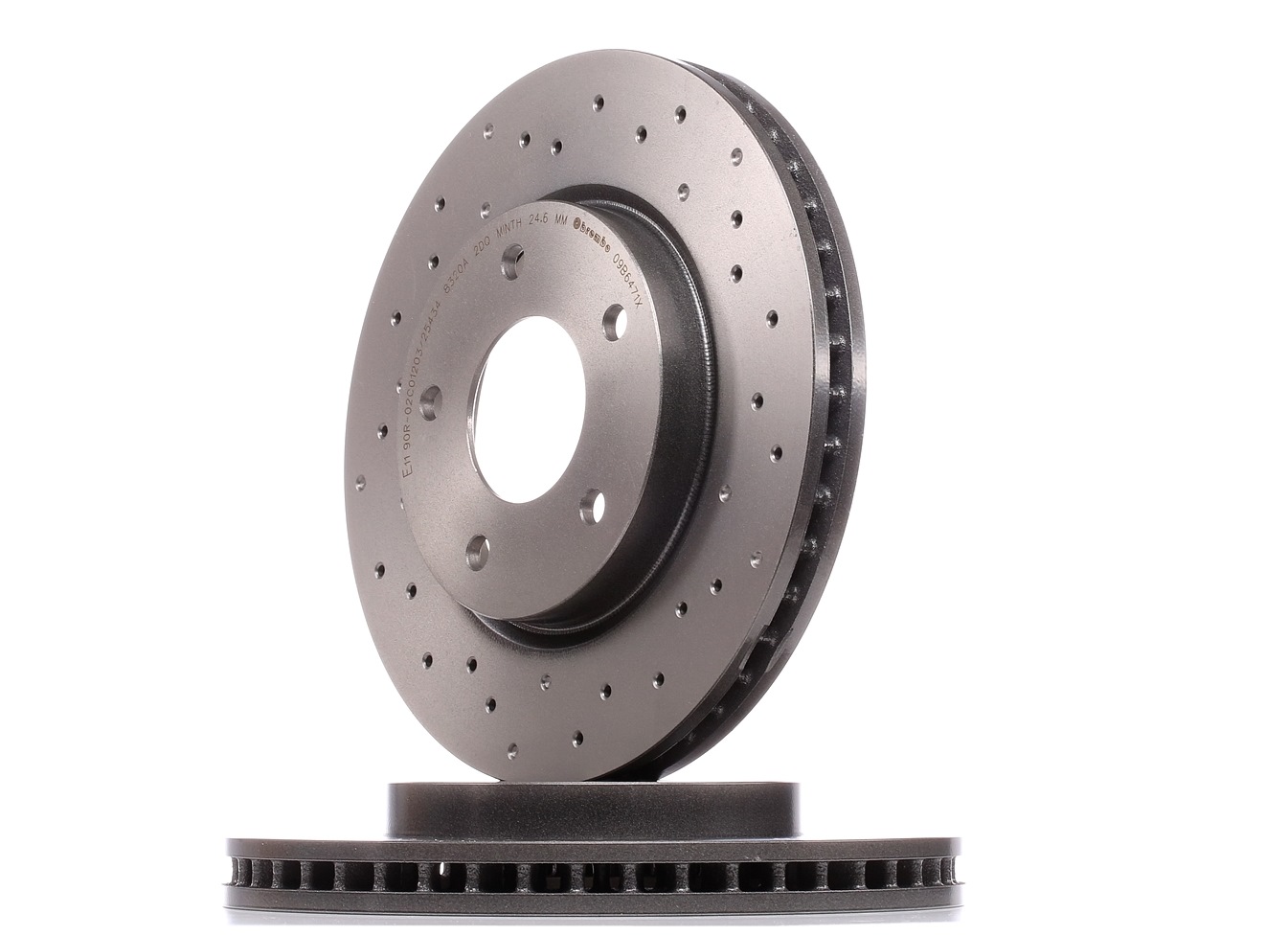 BREMBO Disques De Frein XTRA LINE 09.B647.1X Frein à Disque,Disque de frein MITSUBISHI,LANCER SPORTB