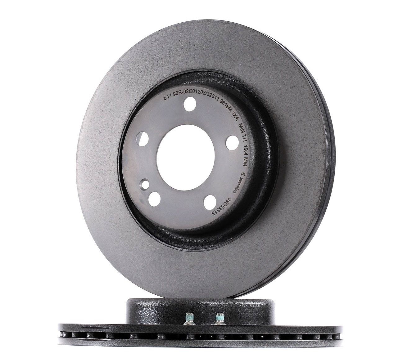 BREMBO Disques De Frein CO-CAST DISCS LINE 09.D533.13 Frein à Disque,Disque de frein MERCEDES-BENZ,C