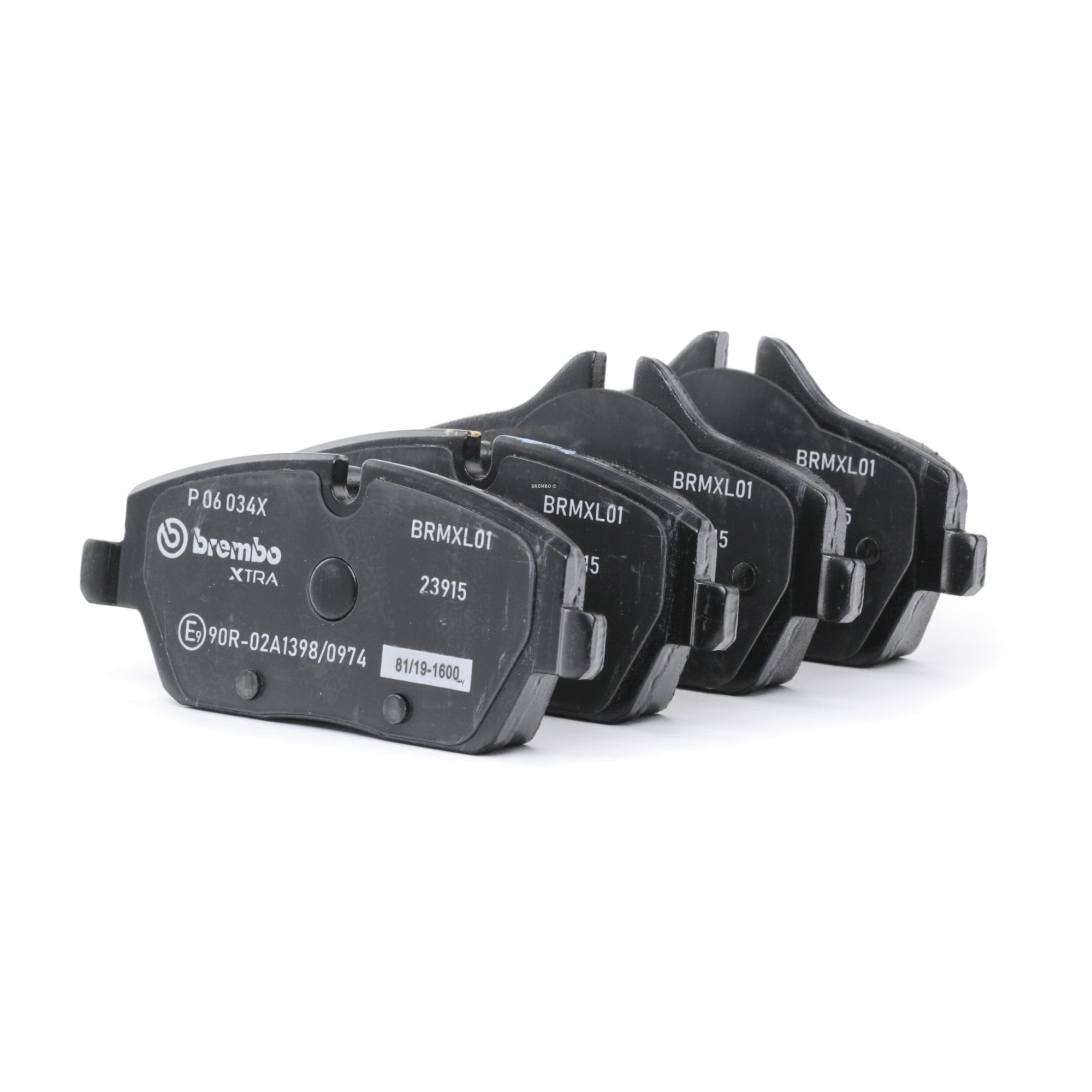 BREMBO Plaquettes De Frein XTRA LINE P 06 034X Jeu De Plaquettes De Frein,Jeu de plaquettes de frein