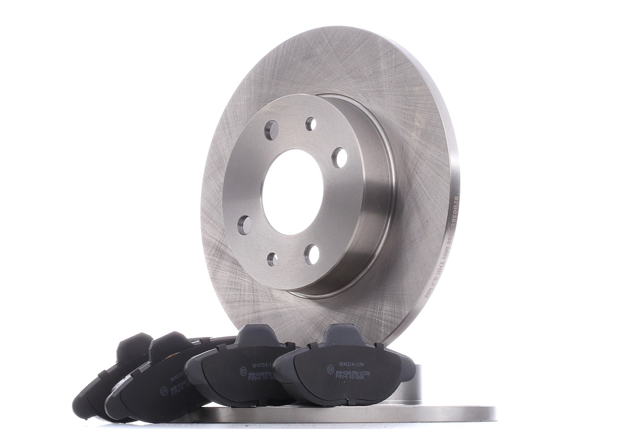 RIDEX Kit de freins, frein à disques 3405B0348 FIAT,LANCIA,FORD,PUNTO 188,500 312,PANDA 169,PUNTO 17