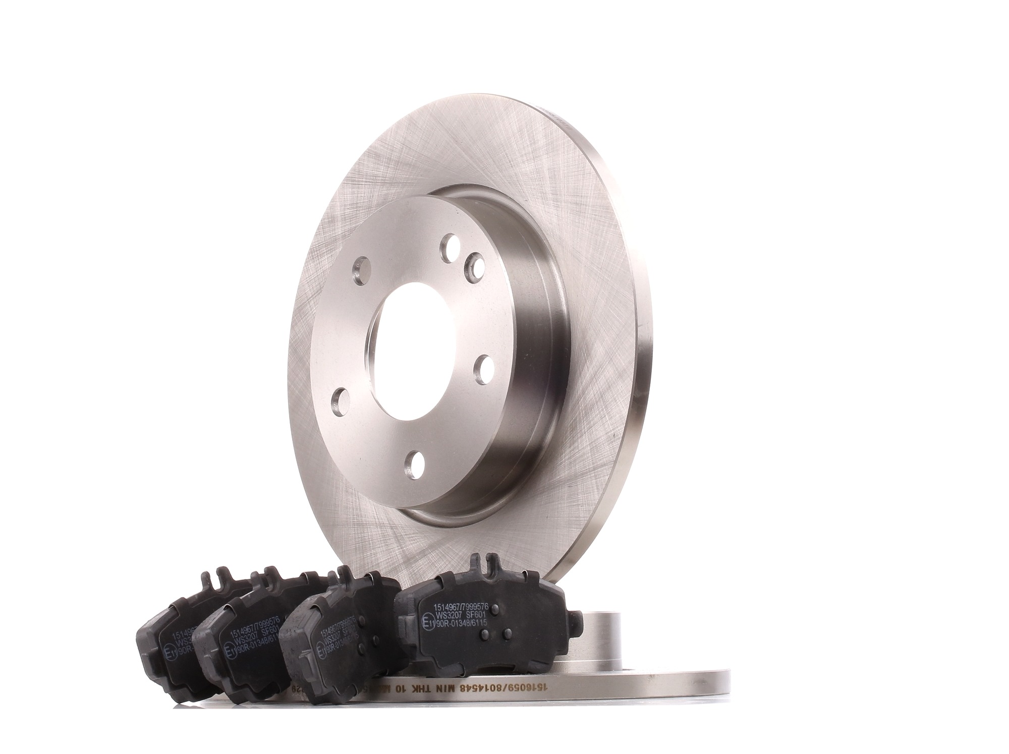 RIDEX Kit de freins, frein à disques 3405B0350 MERCEDES-BENZ,CLASE A W168