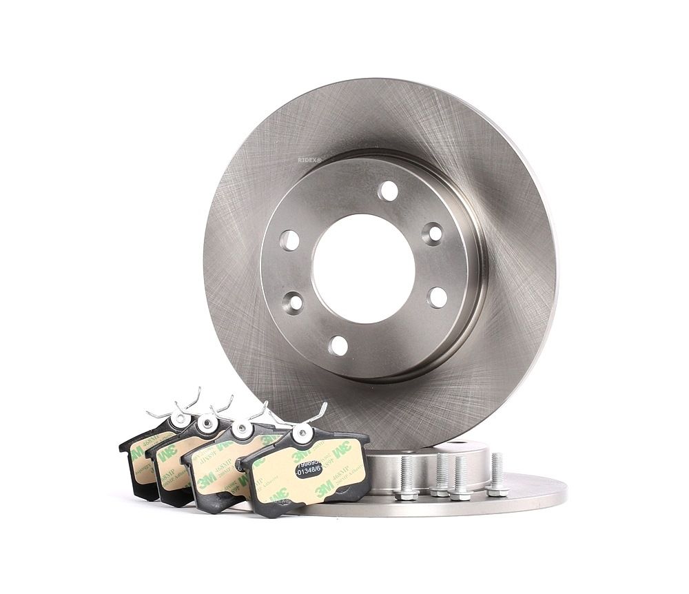 RIDEX Kit de freins, frein à disques 3405B0372 PEUGEOT,CITROËN,307 3A/C,307 SW 3H,PARTNER Combispace