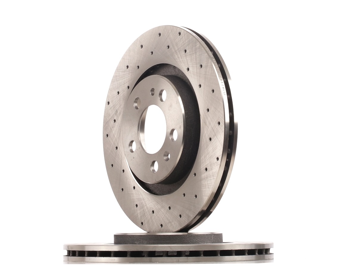 RIDEX Disques De Frein 82B1855 Frein à Disque,Disque de frein AUDI,VW,SKODA,A3 8L1,GOLF IV 1J1,NEW B