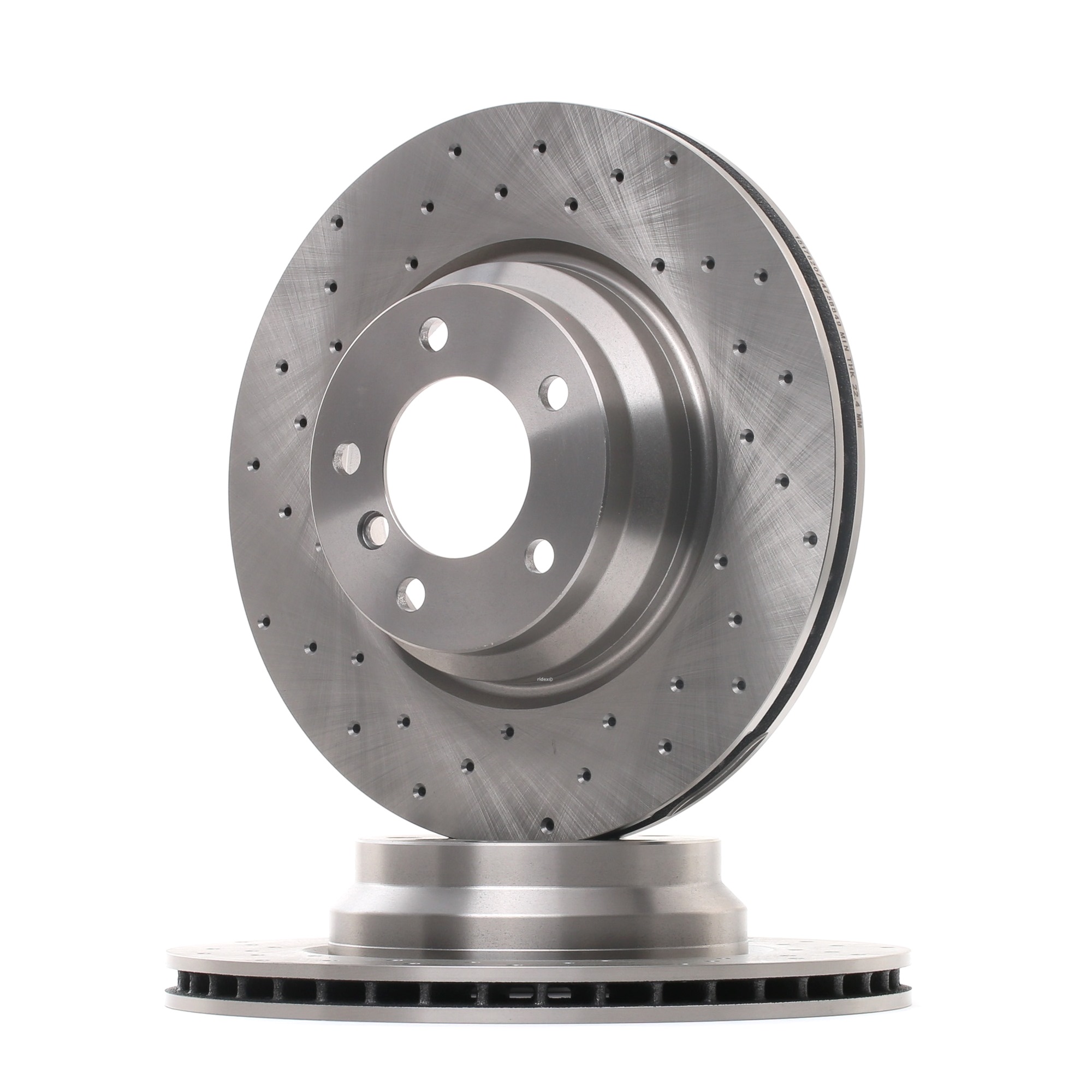 RIDEX Disques De Frein 82B1984 Frein à Disque,Disque de frein BMW,3 E90,1 E87,3 Touring E91,3 Coupé 