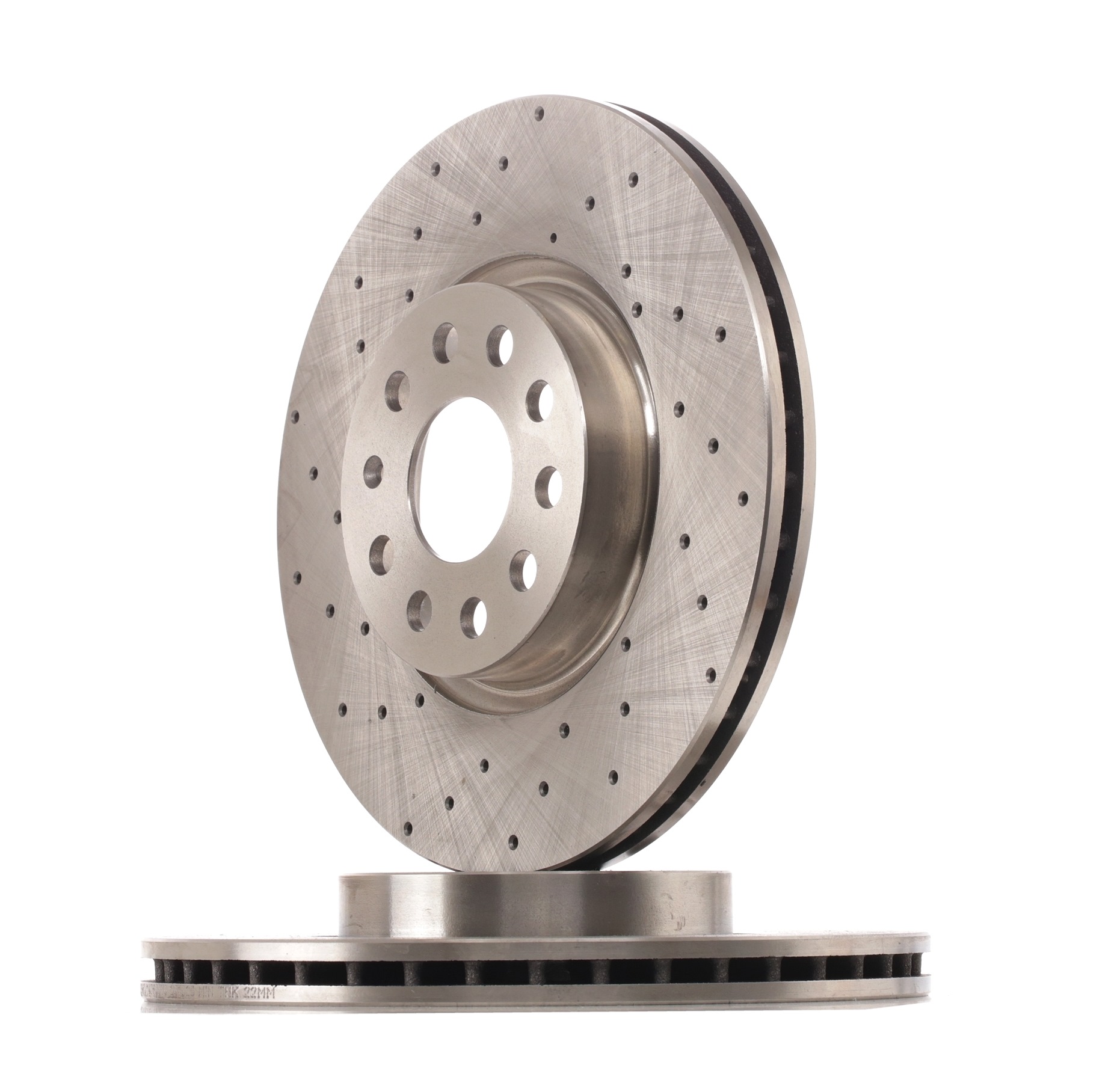 RIDEX Disques De Frein 82B2130 Frein à Disque,Disque de frein VW,AUDI,SKODA,GOLF V 1K1,TOURAN 1T1, 1