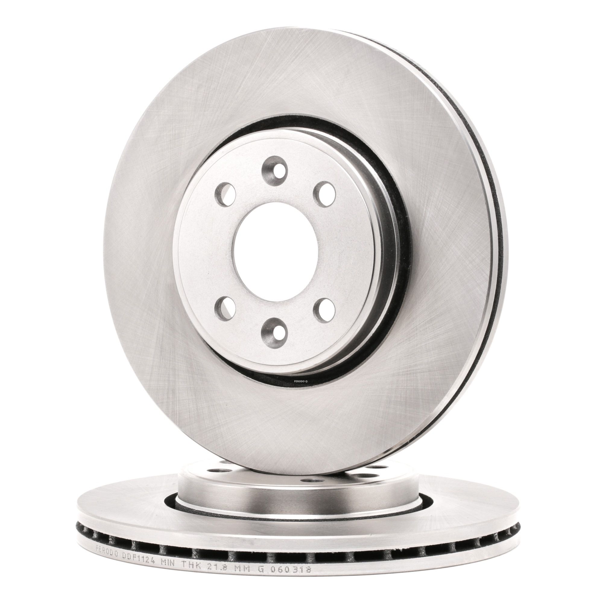 FERODO Disques De Frein DDF1124 Frein à Disque,Disque de frein RENAULT,DACIA,CLIO II BB0/1/2_, CB0/1