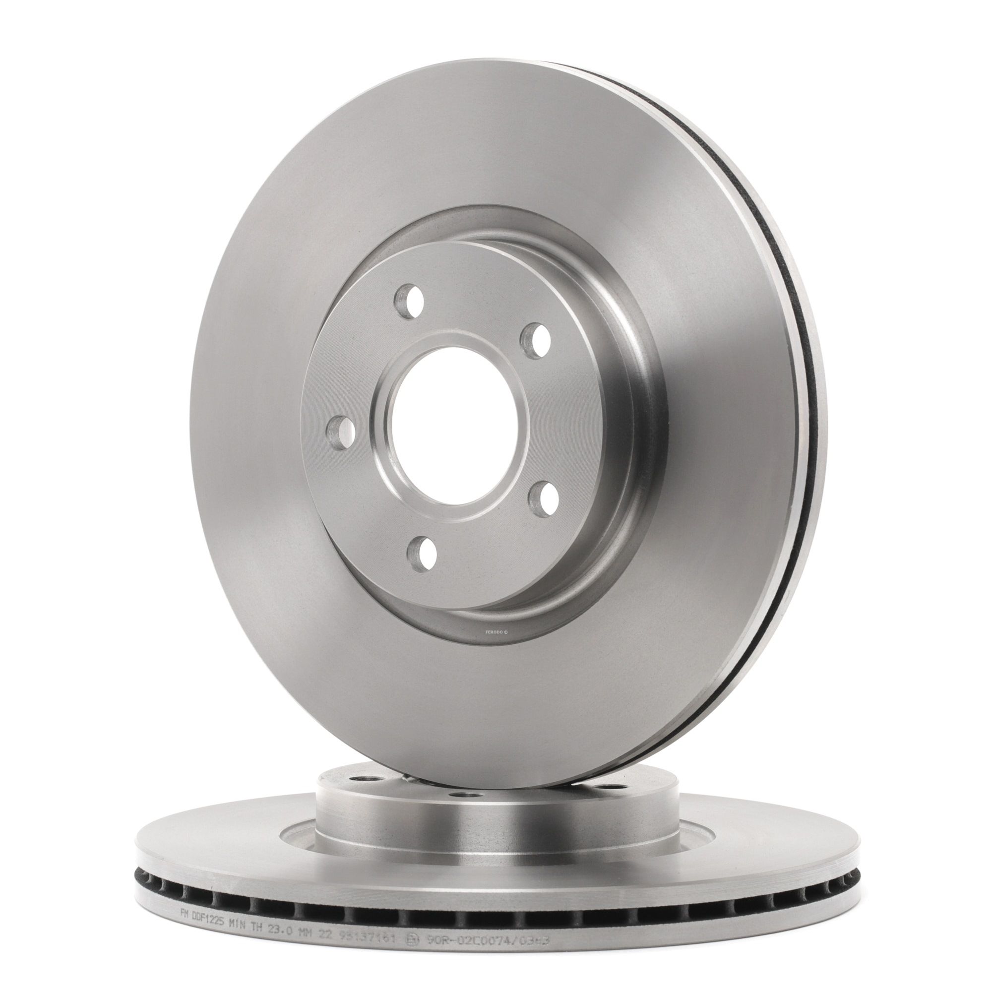 FERODO Disques De Frein DDF1225 Frein à Disque,Disque de frein FORD,VOLVO,FOCUS C-MAX,FOCUS II DA_,C