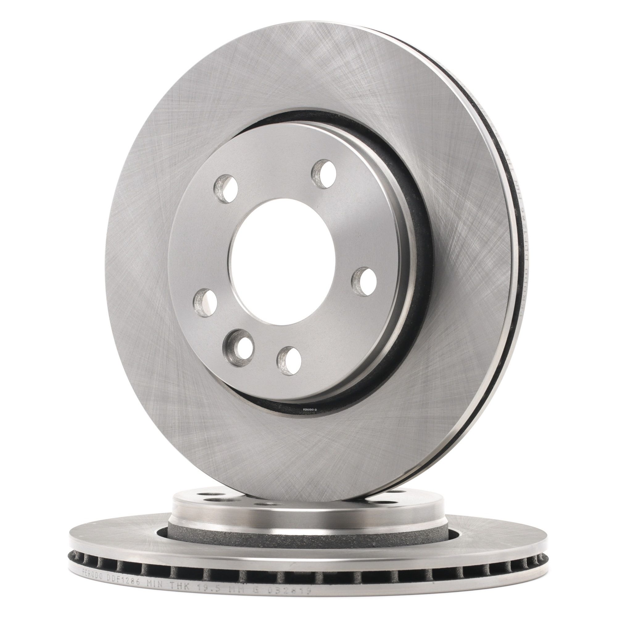 FERODO Disques De Frein DDF1286 Frein à Disque,Disque de frein VW,TRANSPORTER V Furgón 7HA, 7HH, 7EA