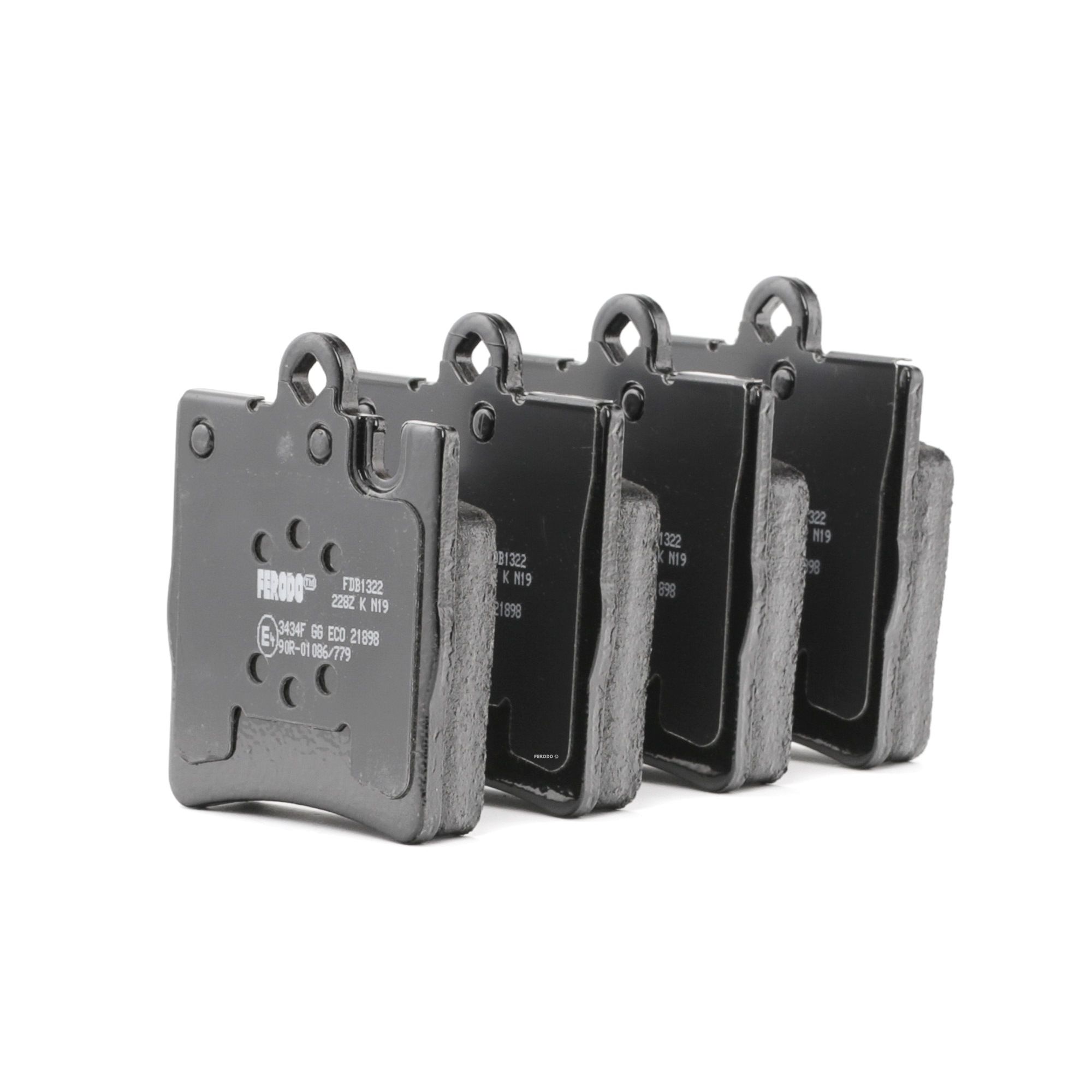 FERODO Plaquettes De Frein FDB1322 Jeu De Plaquettes De Frein,Jeu de plaquettes de frein, frein à di
