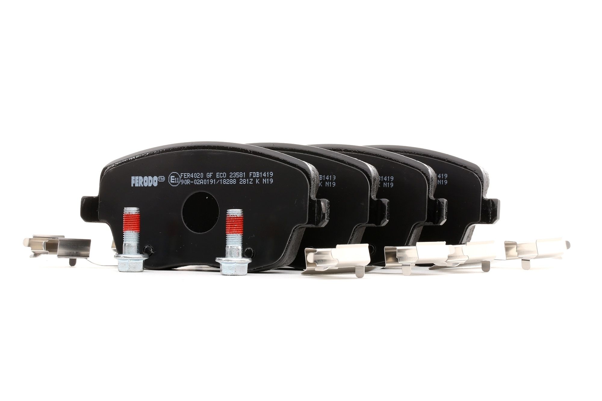FERODO Plaquettes De Frein FDB1419 Jeu De Plaquettes De Frein,Jeu de plaquettes de frein, frein à di