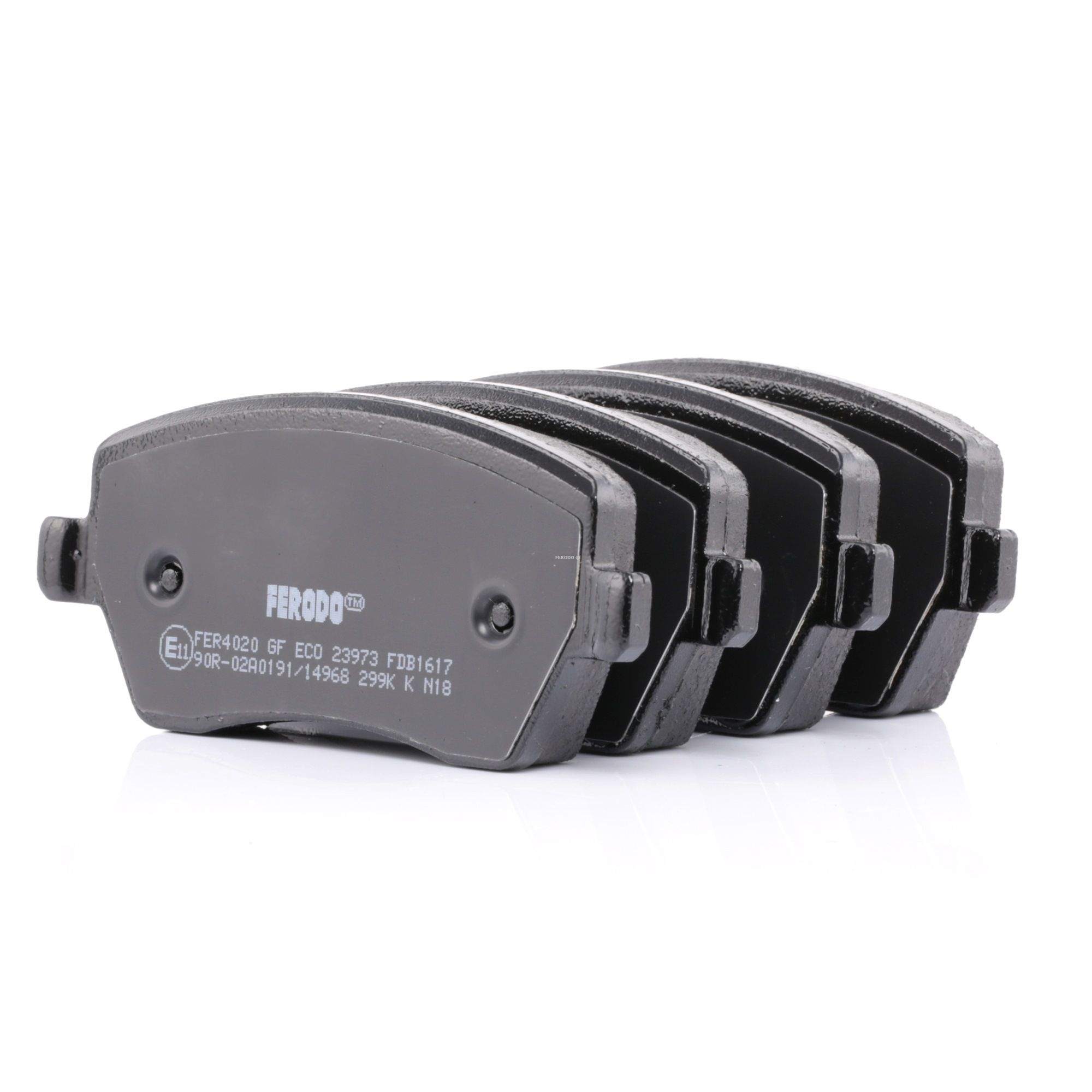 FERODO Bremsbeläge FDB1617 Bremsklötze,Scheibenbremsbelag MERCEDES-BENZ,RENAULT,NISSAN,CITAN Kasten 415,CITAN Kombi 415,CITAN Mixto 415