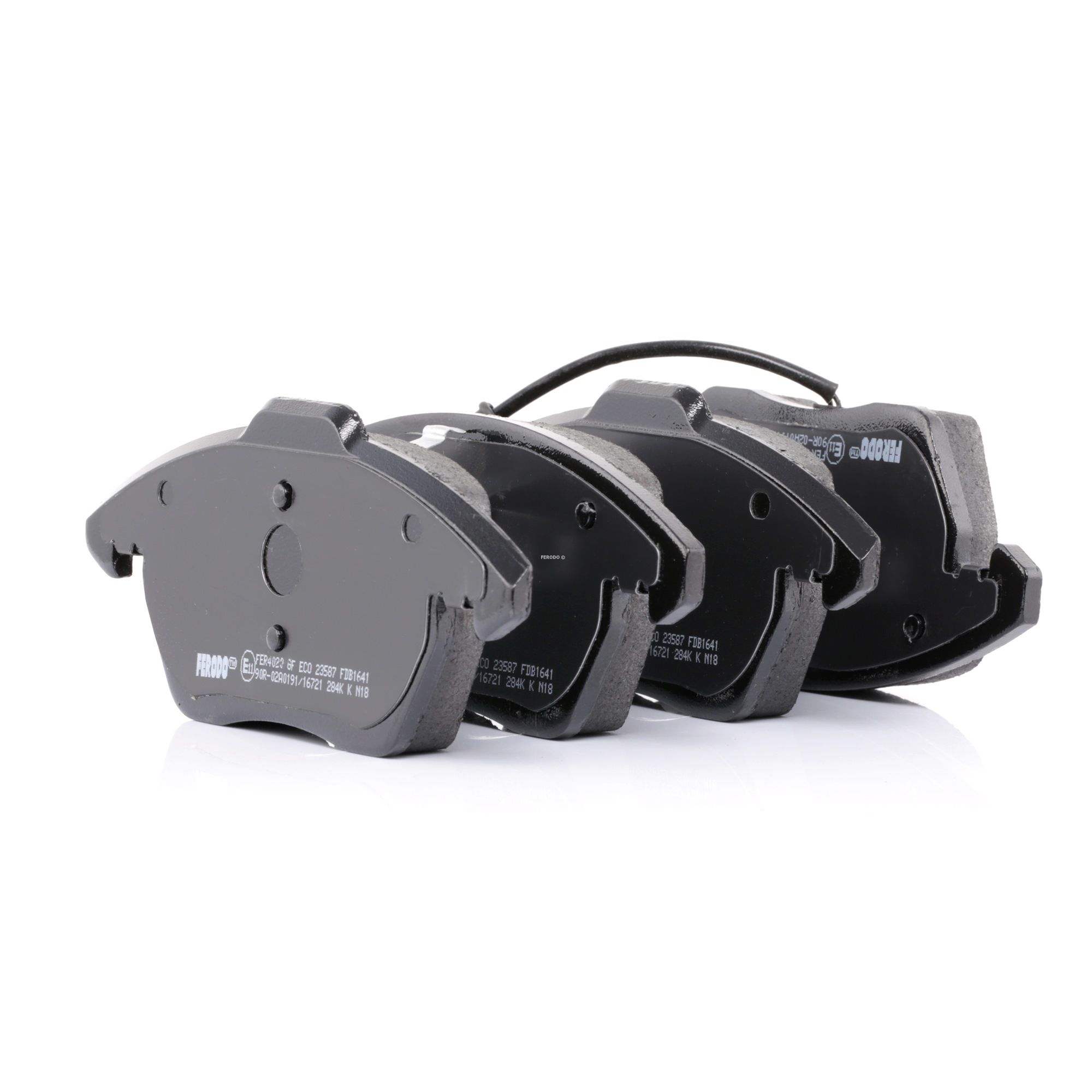 FERODO Plaquettes De Frein FDB1641 Jeu De Plaquettes De Frein,Jeu de plaquettes de frein, frein à di