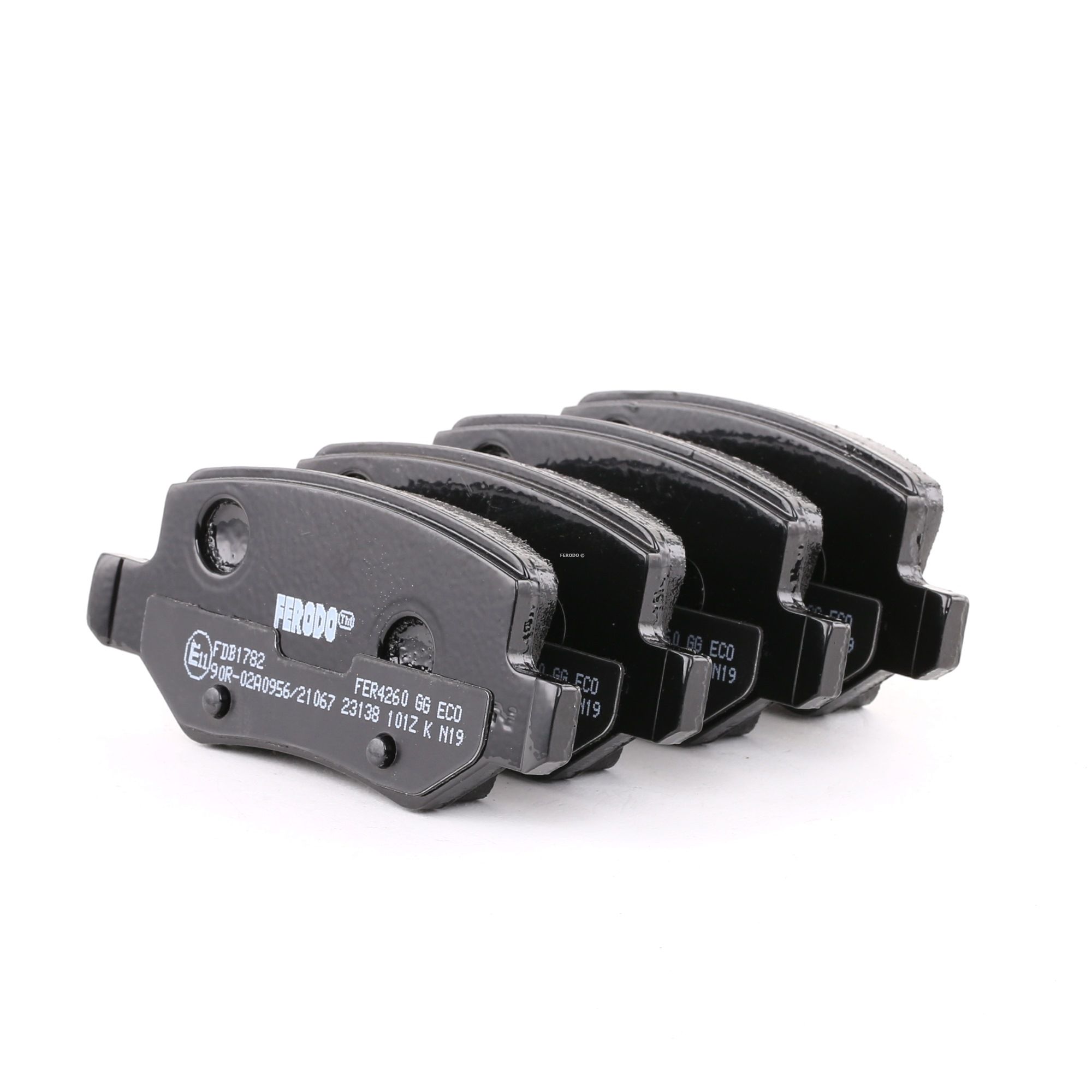 FERODO Bremsbeläge FDB1782 Bremsklötze,Scheibenbremsbelag MERCEDES-BENZ,A-CLASS W169,A-CLASS W168,B-CLASS W245,VANEO 414