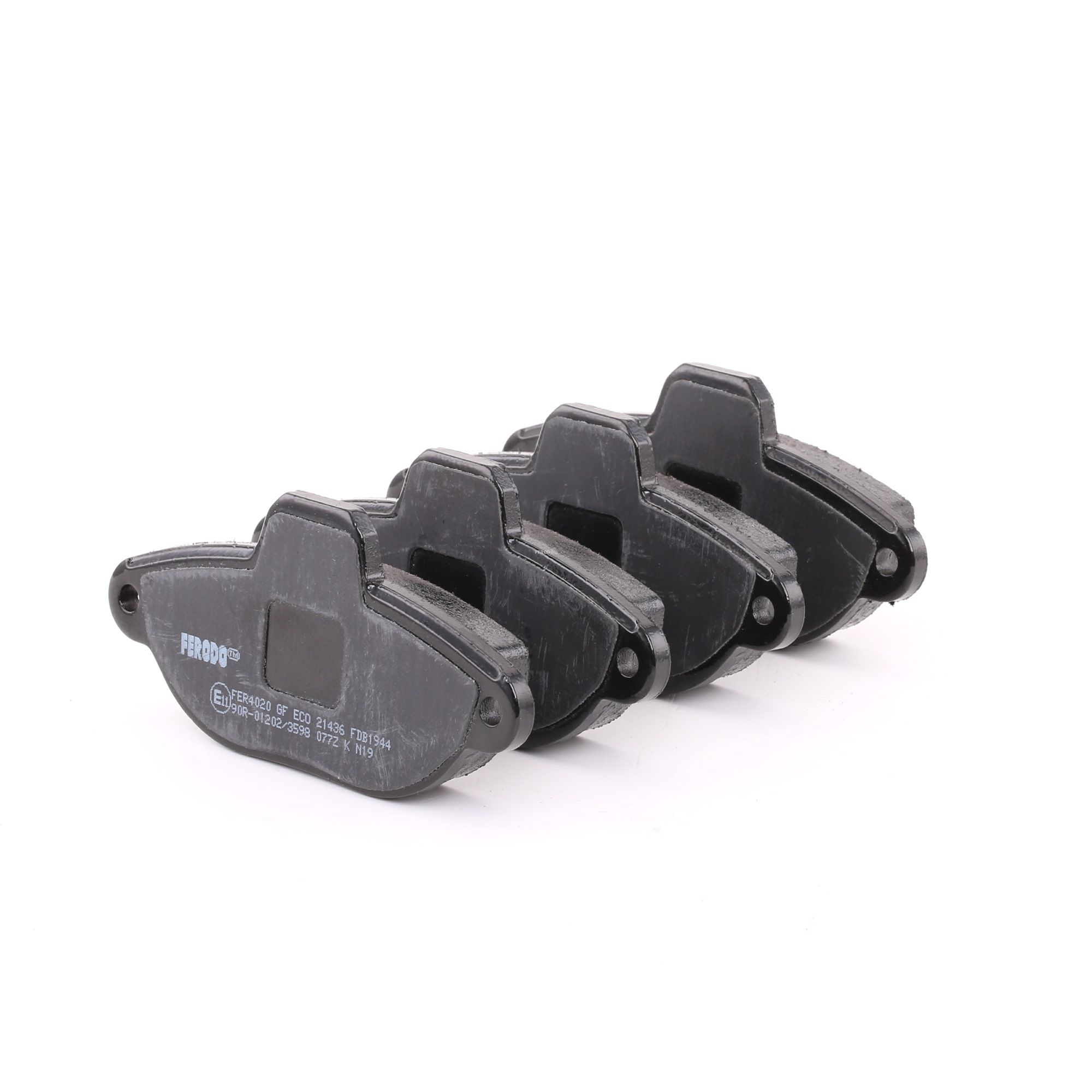 FERODO Bremsbeläge FDB1944 Bremsklötze,Scheibenbremsbelag FORD,FIAT,KA RU8,PANDA 169,500 312,PANDA Van 169