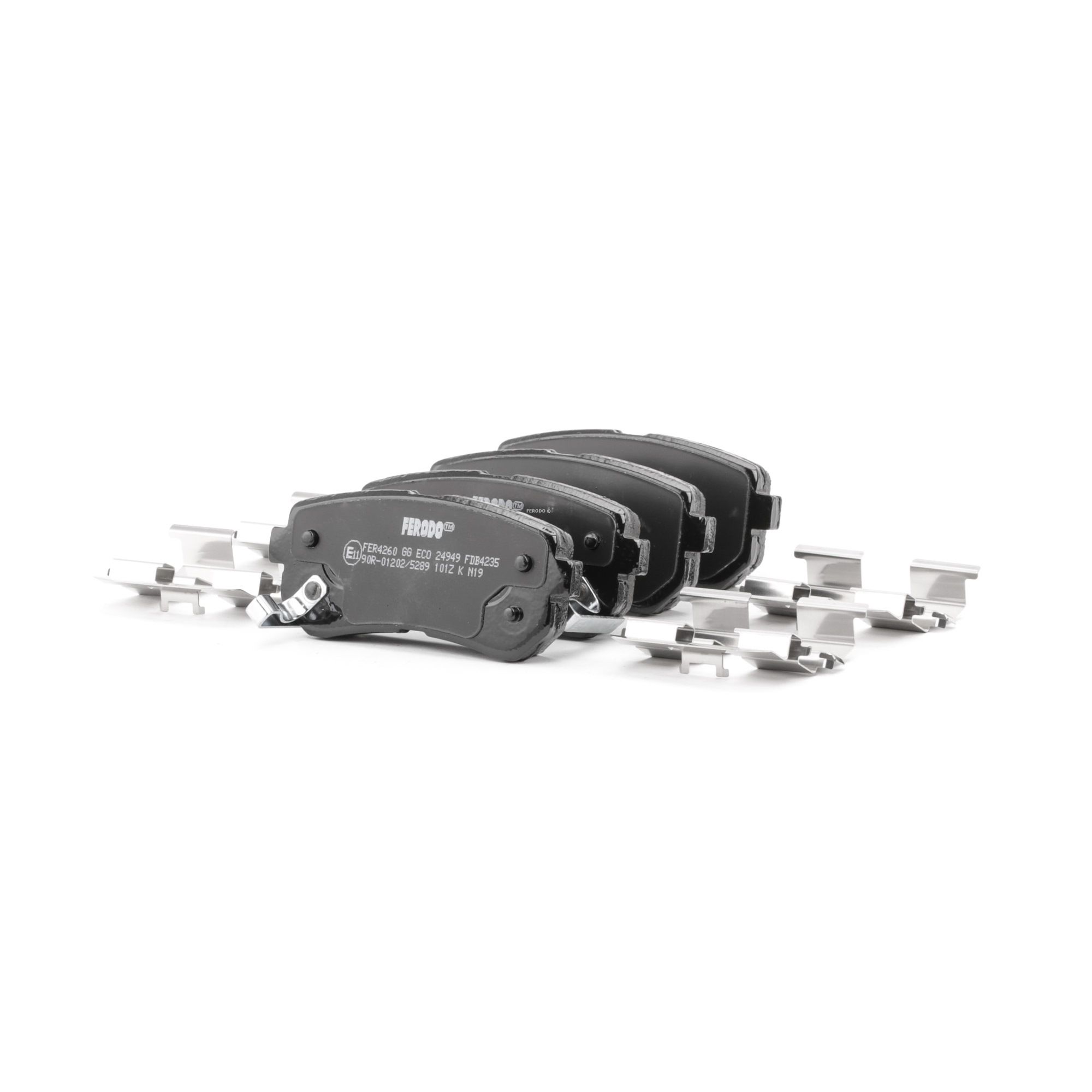 FERODO Bremsbeläge FDB4235 Bremsklötze,Scheibenbremsbelag HYUNDAI,KIA,ALPINA,ix35 LM, EL, ELH,i30 FD,i20 PB, PBT,i30 CW FD,ix20 JC,TUCSON,SPORTAGE SL