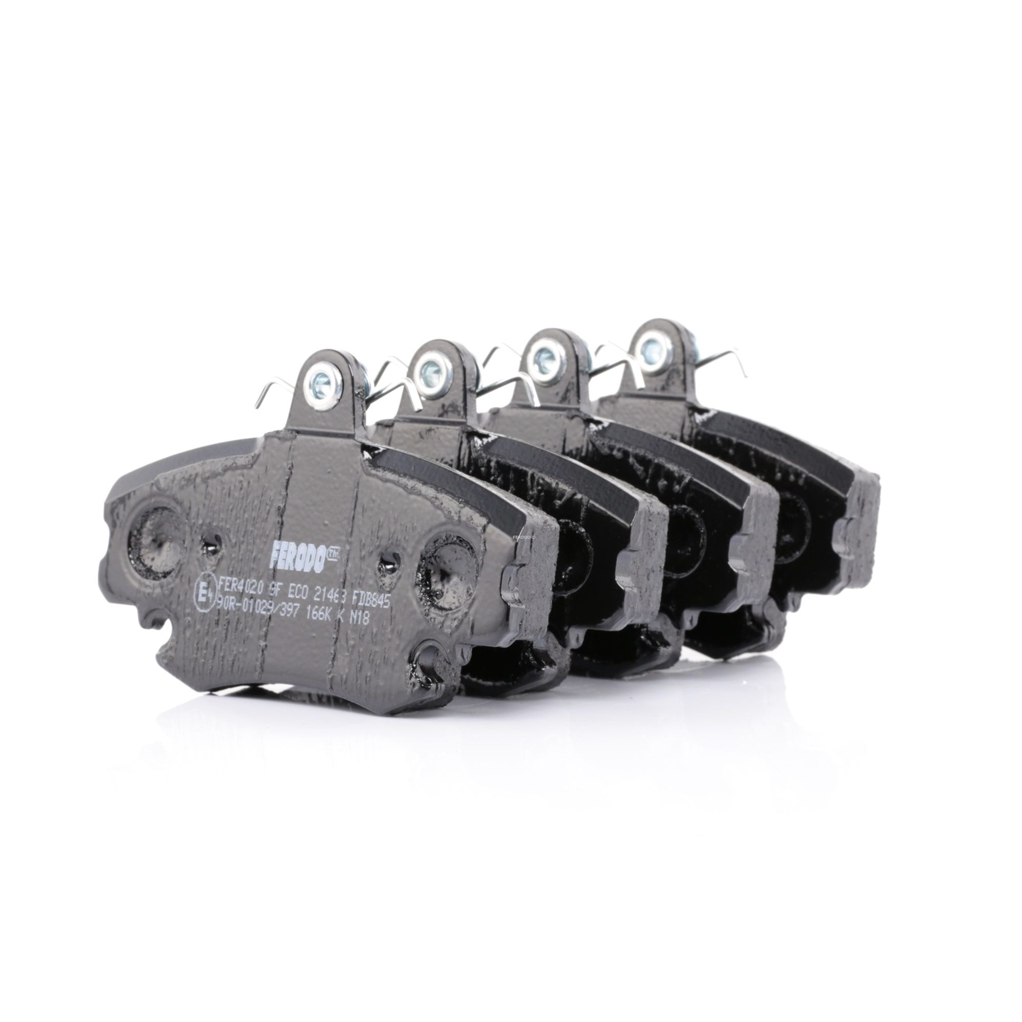 FERODO Bremsbeläge FDB845 Bremsklötze,Scheibenbremsbelag RENAULT,PEUGEOT,DACIA,TWINGO I C06_,CLIO II BB0/1/2_, CB0/1/2_,TWINGO II CN0_