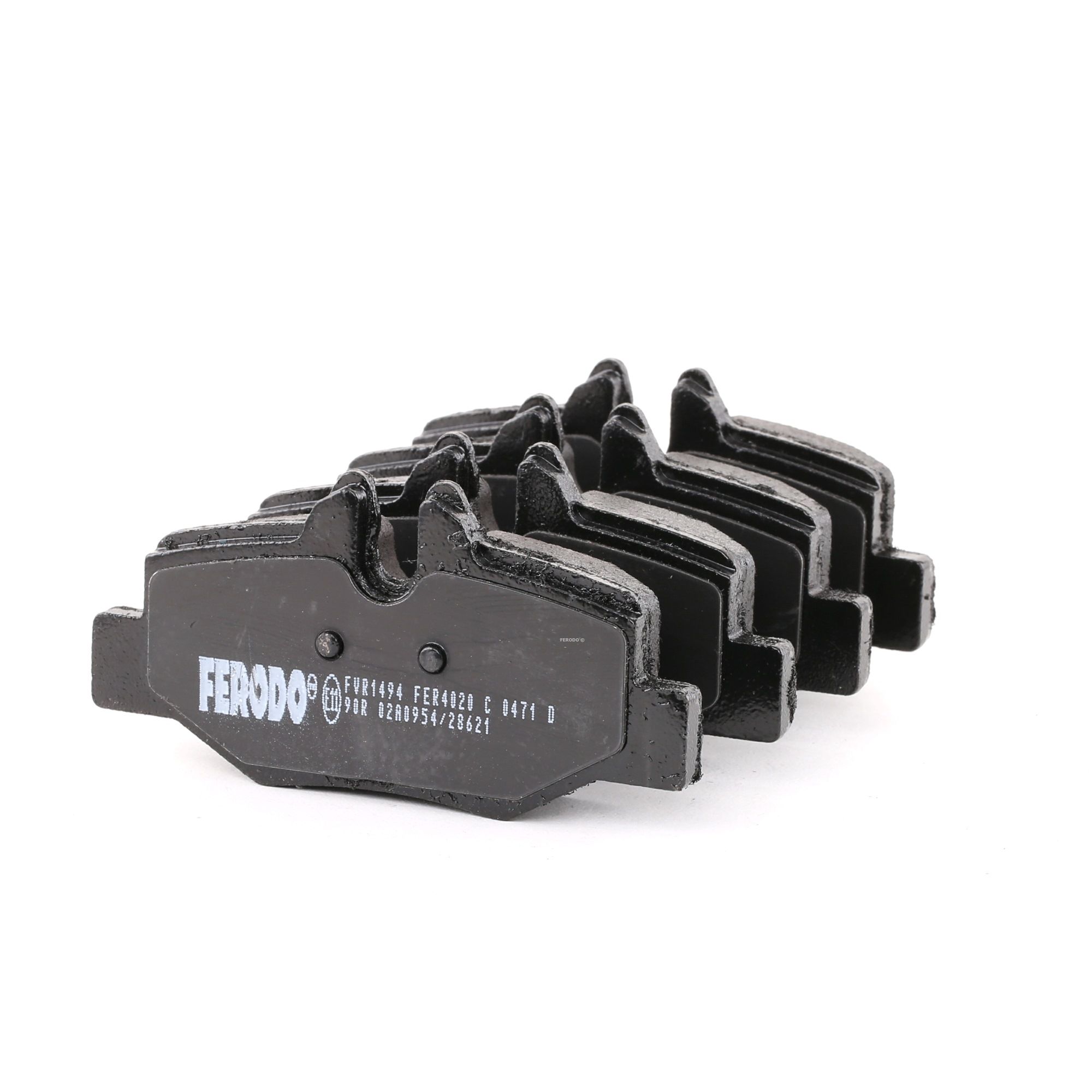FERODO Plaquettes De Frein FVR1494 Jeu De Plaquettes De Frein,Jeu de plaquettes de frein, frein à di