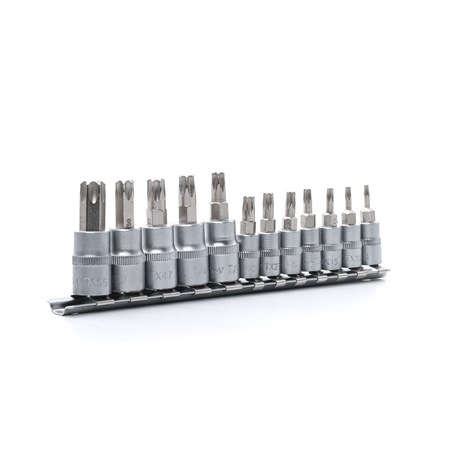 Socket Set Spanner size: T8, T10, T15, T20, T25, T30, T40, T45, T47, T50, T55