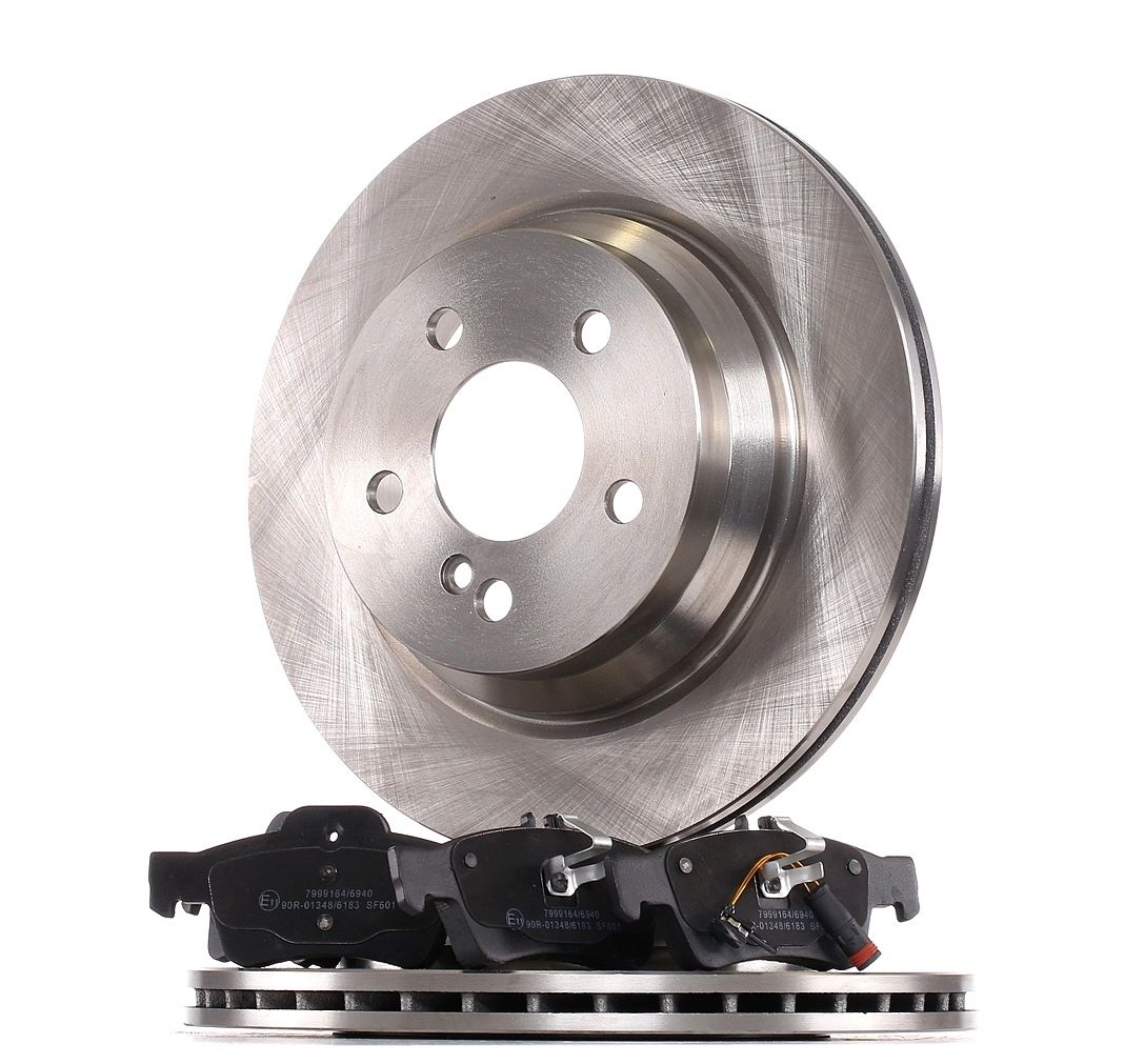 RIDEX Kit de freins, frein à disques 3405B0387 MERCEDES-BENZ,CLASE E W211,CLASE E W212,CLS C219,CLAS