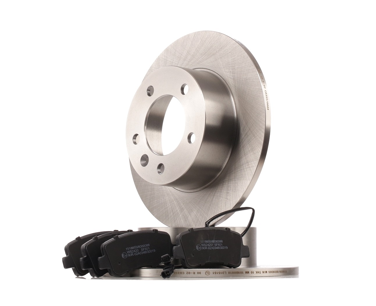 RIDEX Kit de freins, frein à disques 3405B0425 NISSAN,RENAULT,OPEL,NV400 Furgón,NV400 Caja/Chasis,NV