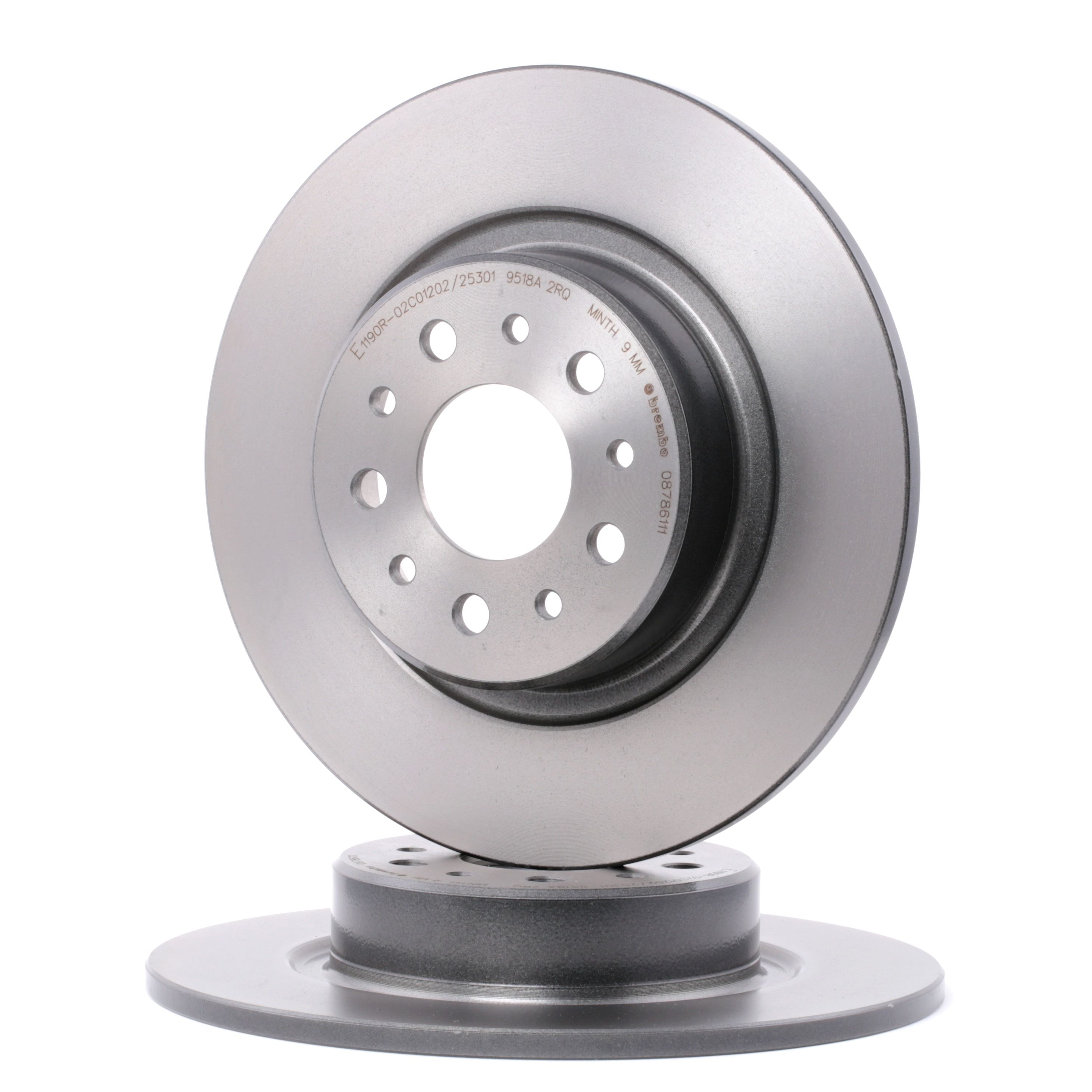 BREMBO Disques De Frein 08.7861.11 Frein à Disque,Disque de frein ALFA ROMEO,147 937,GT 937,156 932,