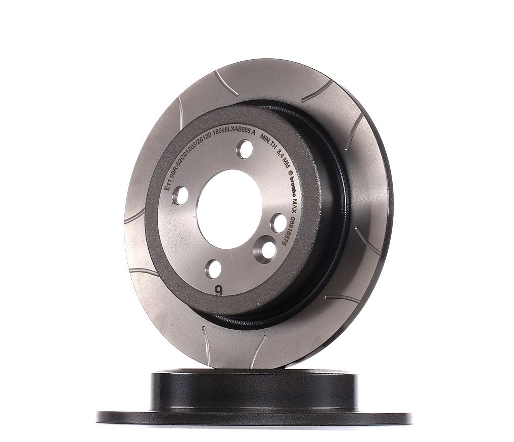 BREMBO Disques De Frein 08.9163.75 Frein à Disque,Disque de frein MINI,MINI R50, R53,MINI R56,MINI D