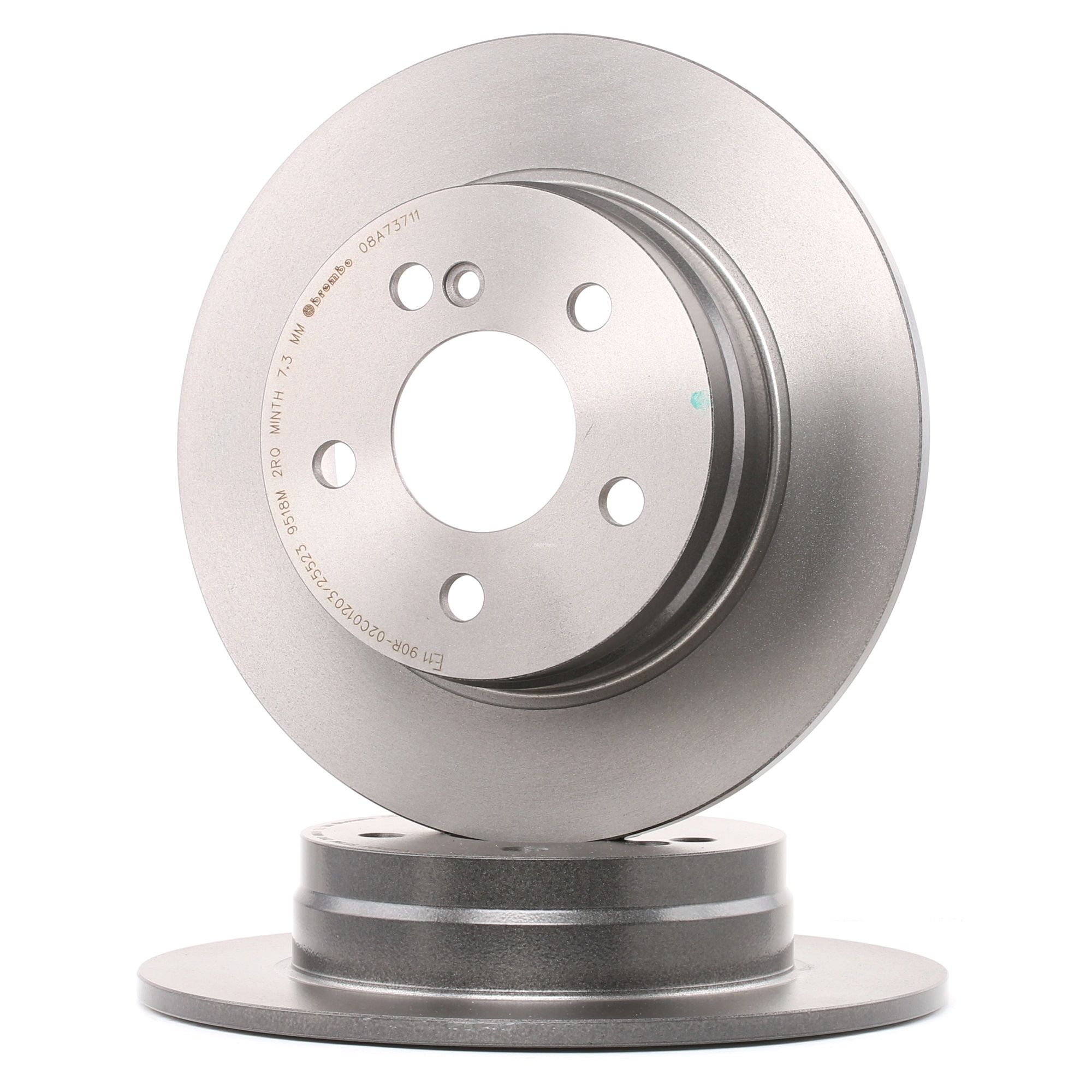 BREMBO Disques De Frein 08.A737.11 Frein à Disque,Disque de frein MERCEDES-BENZ,CLASE C W204,CLASE C