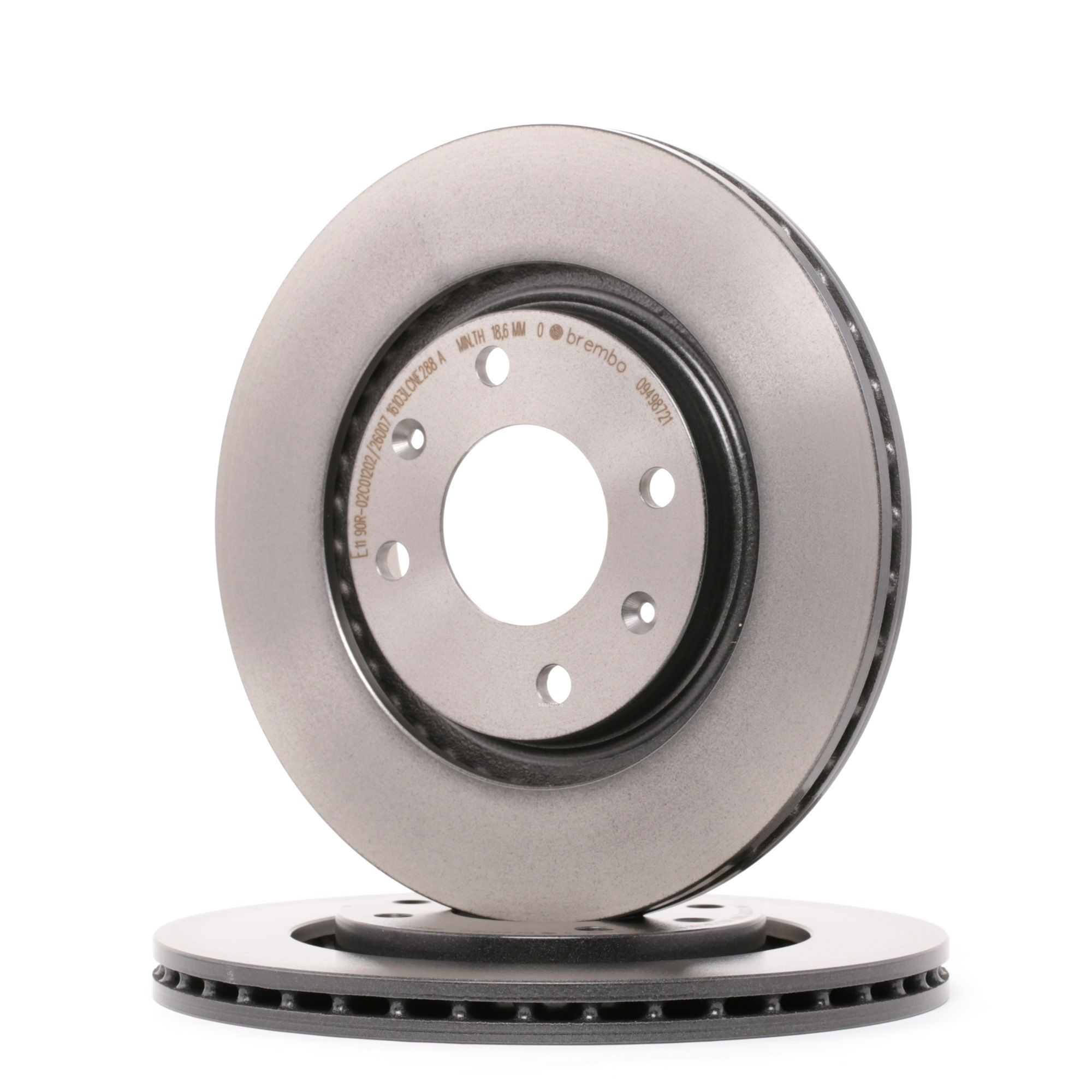 BREMBO Disques De Frein 09.4987.21 Frein à Disque,Disque de frein PEUGEOT,CITROËN,206 Fastback 2A/C,