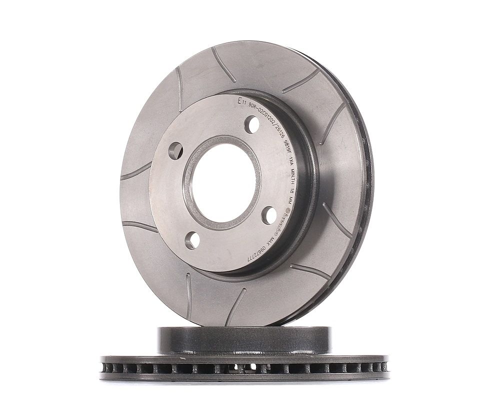 BREMBO Disques De Frein 09.6727.77 Frein à Disque,Disque de frein FORD,MAZDA,FIESTA IV JA_, JB_,KA R