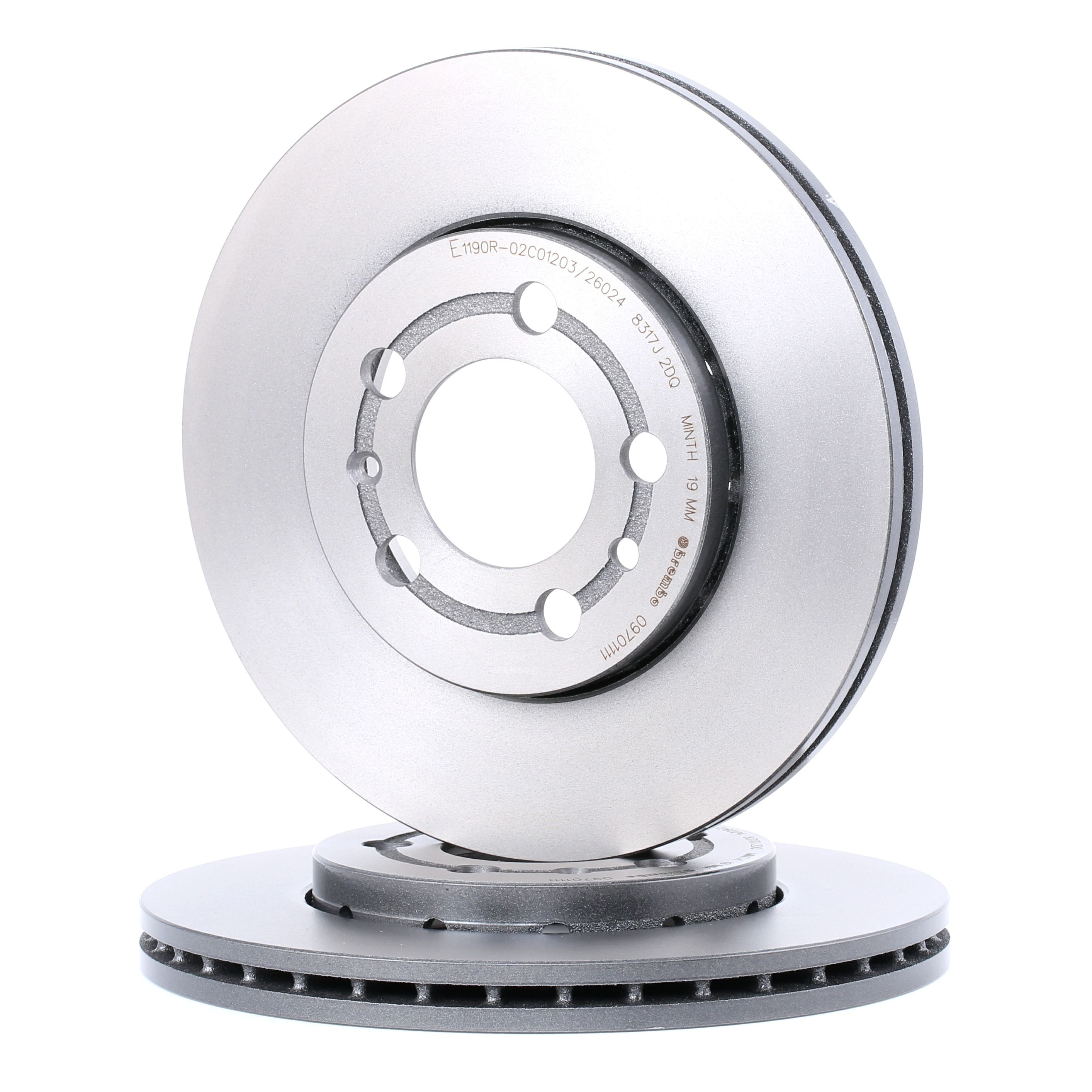 BREMBO Disques De Frein 09.7011.11 Frein à Disque,Disque de frein VW,SKODA,AUDI,GOLF IV 1J1,POLO 9N_