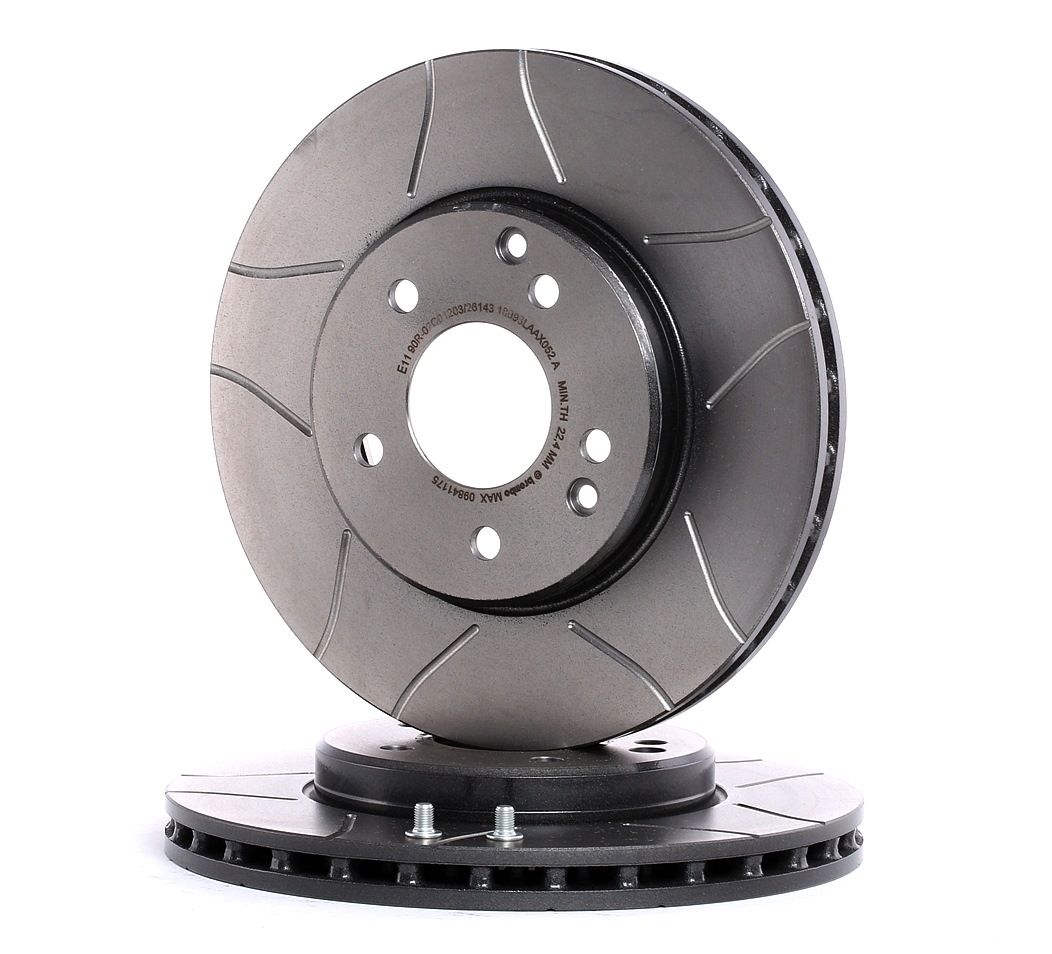 BREMBO Disques De Frein 09.8411.75 Frein à Disque,Disque de frein MERCEDES-BENZ,CLASE C W203,CLASE C